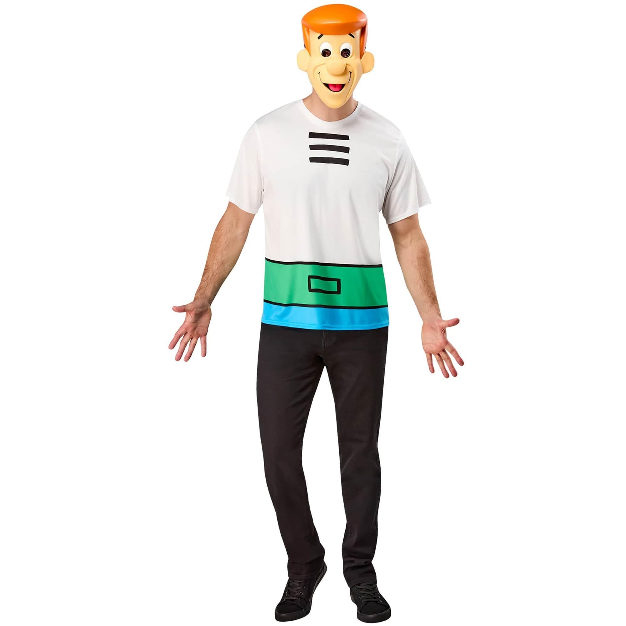 Men's The Jetsons Ben Cooper George Jetson T-Shirt and Half Mask