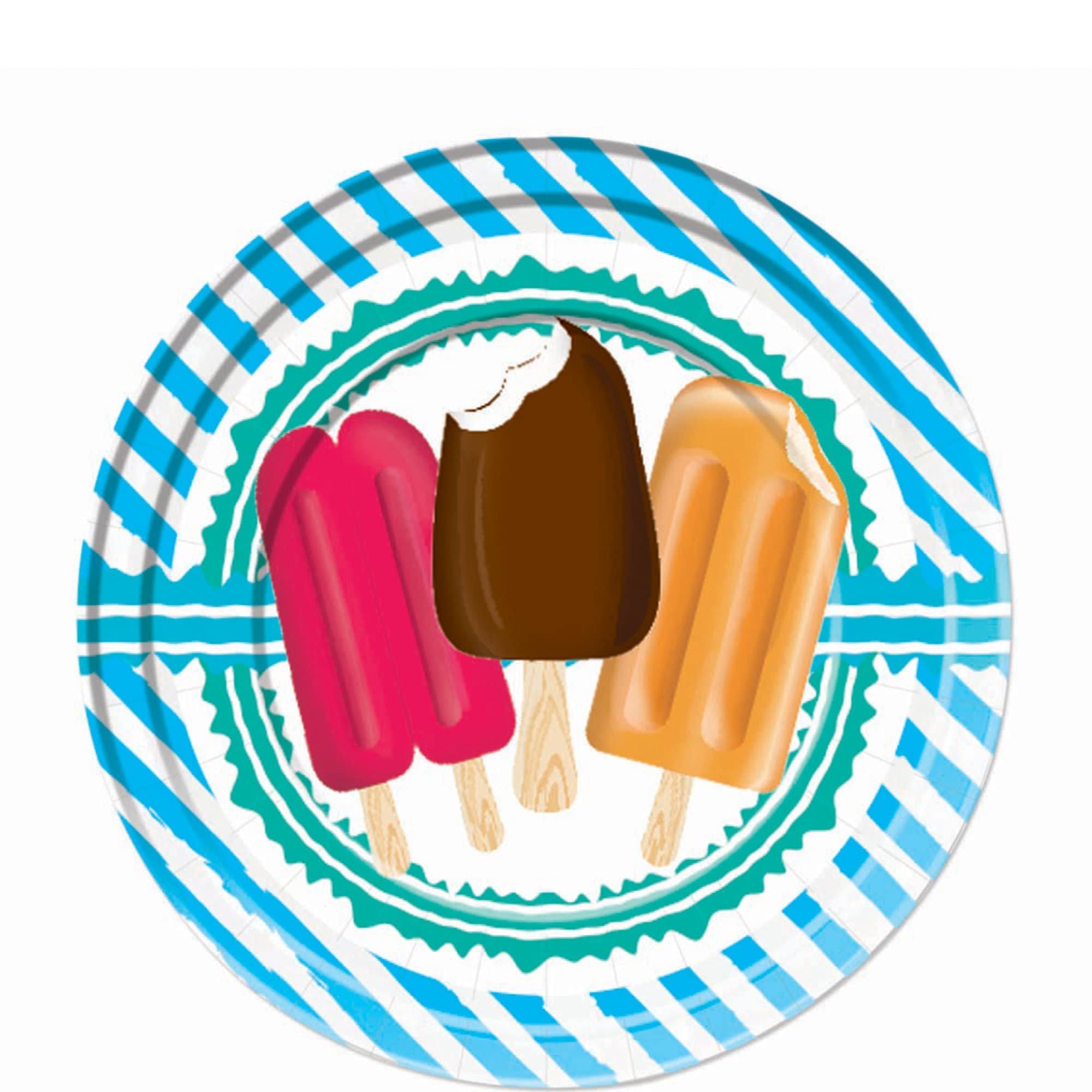 Popsicle Plates 9in