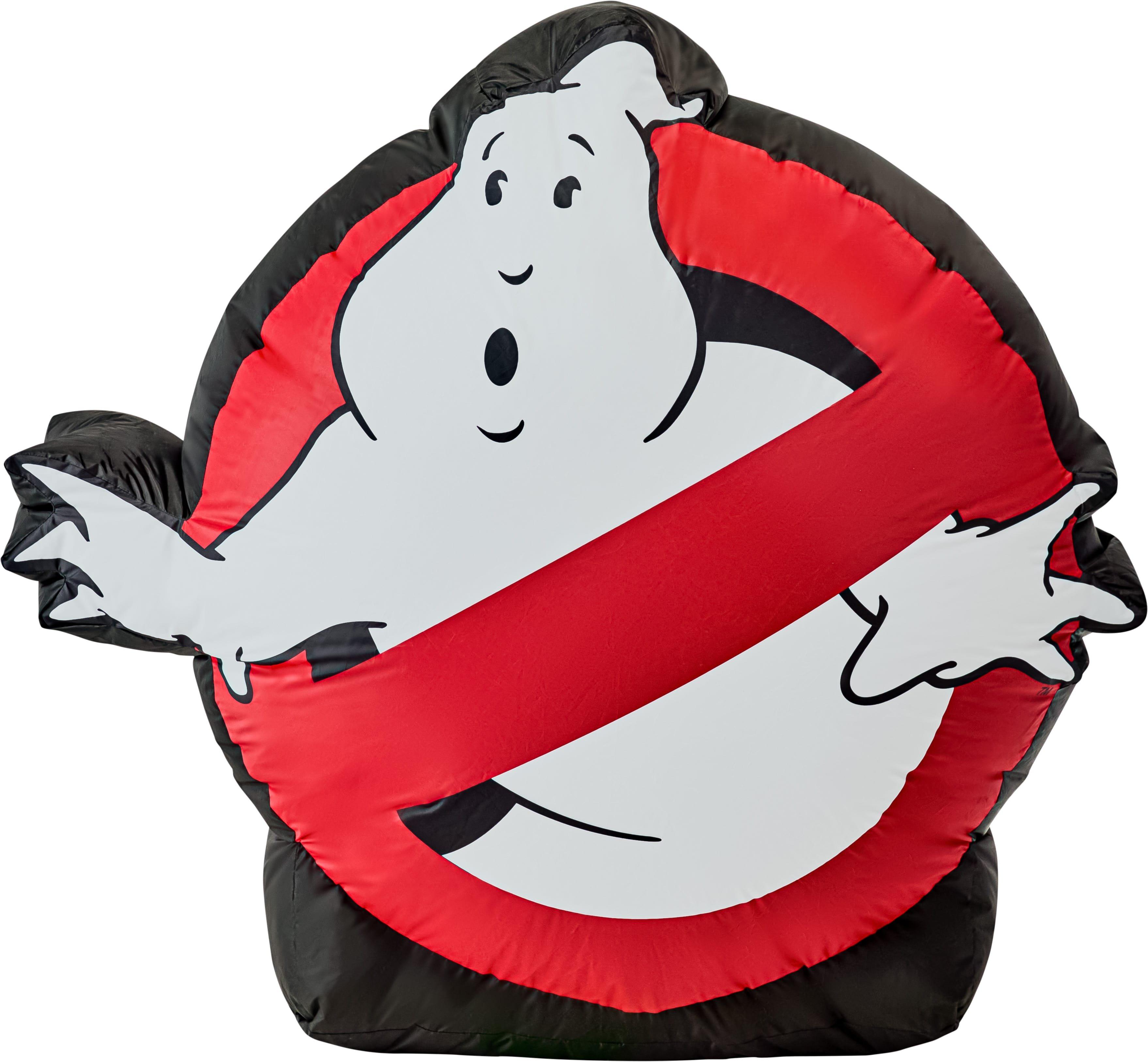 3 Foot Ghostbusters Classic No-Ghost Logo Halloween Inflatable Lawn Decoration