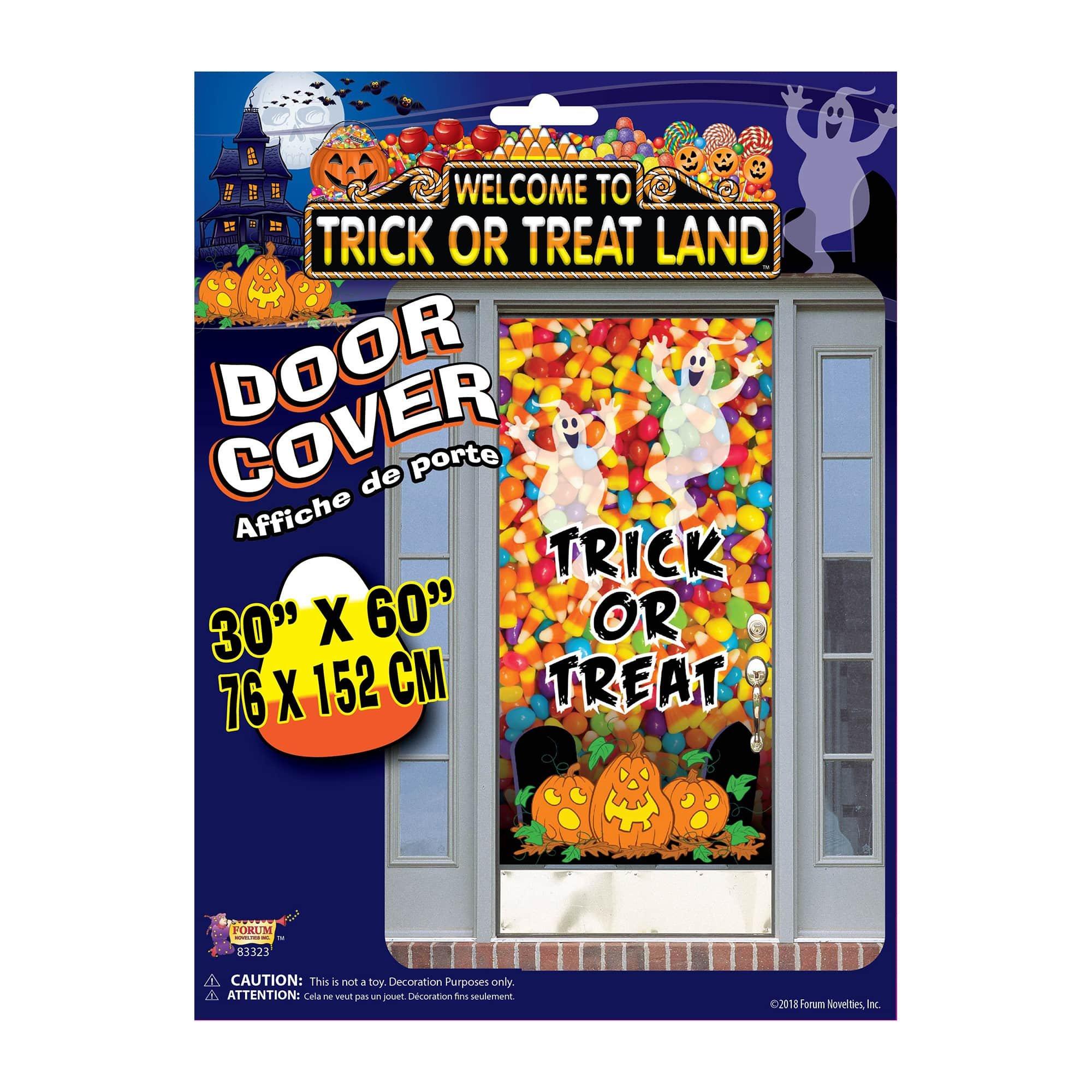 60-inch Trick or Treat Candy Door Cover Decoration