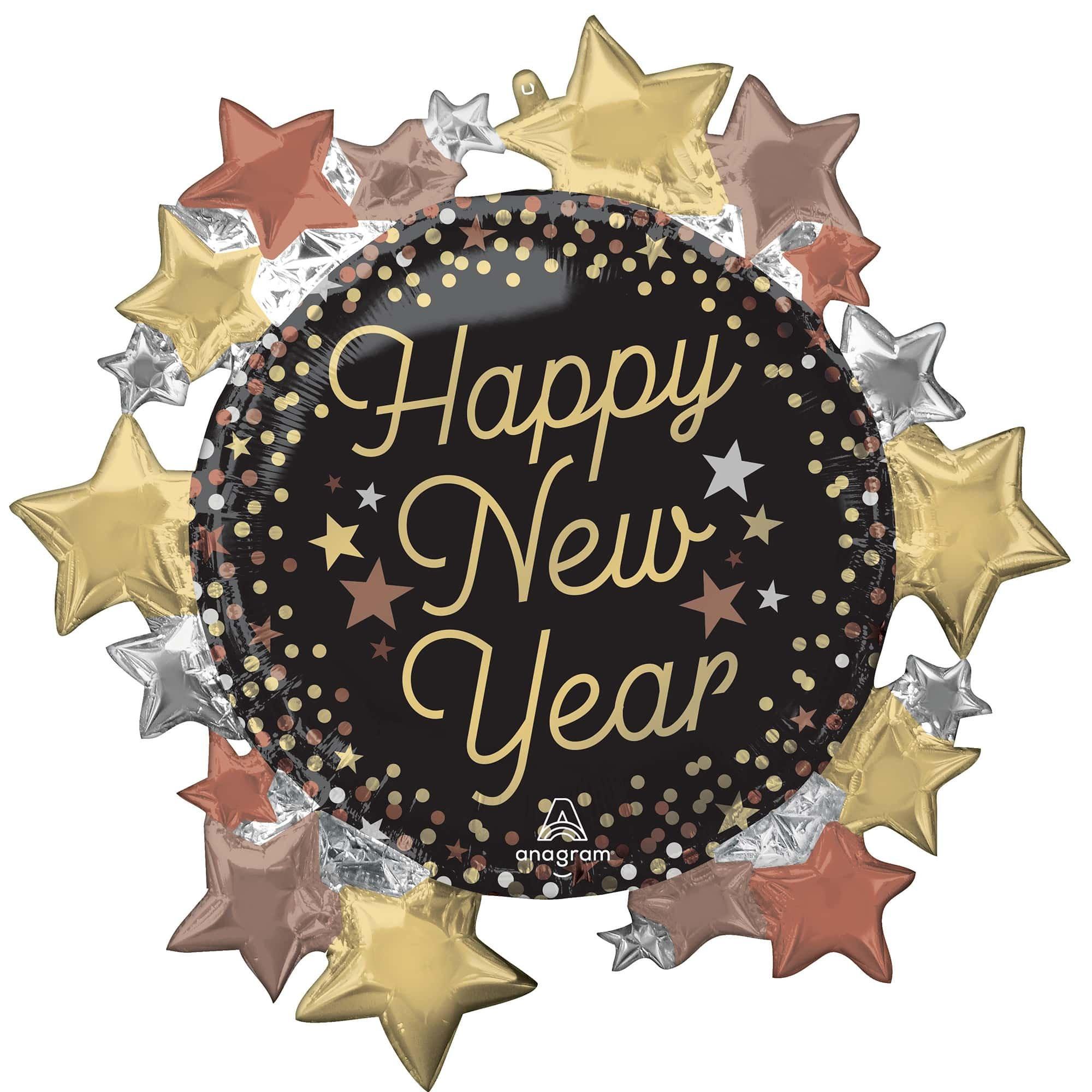 Luxe New Years Foil Balloon, 30in