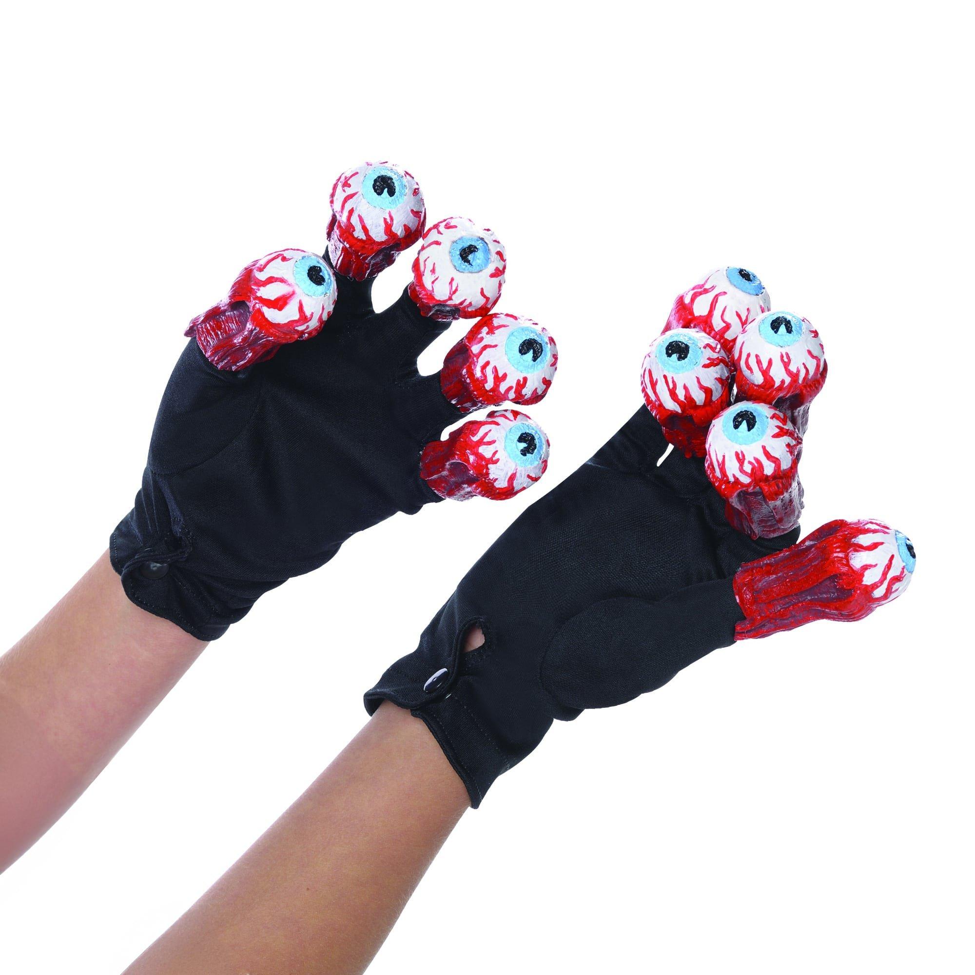 Adult Beetlejuice Eyeball Gloves
