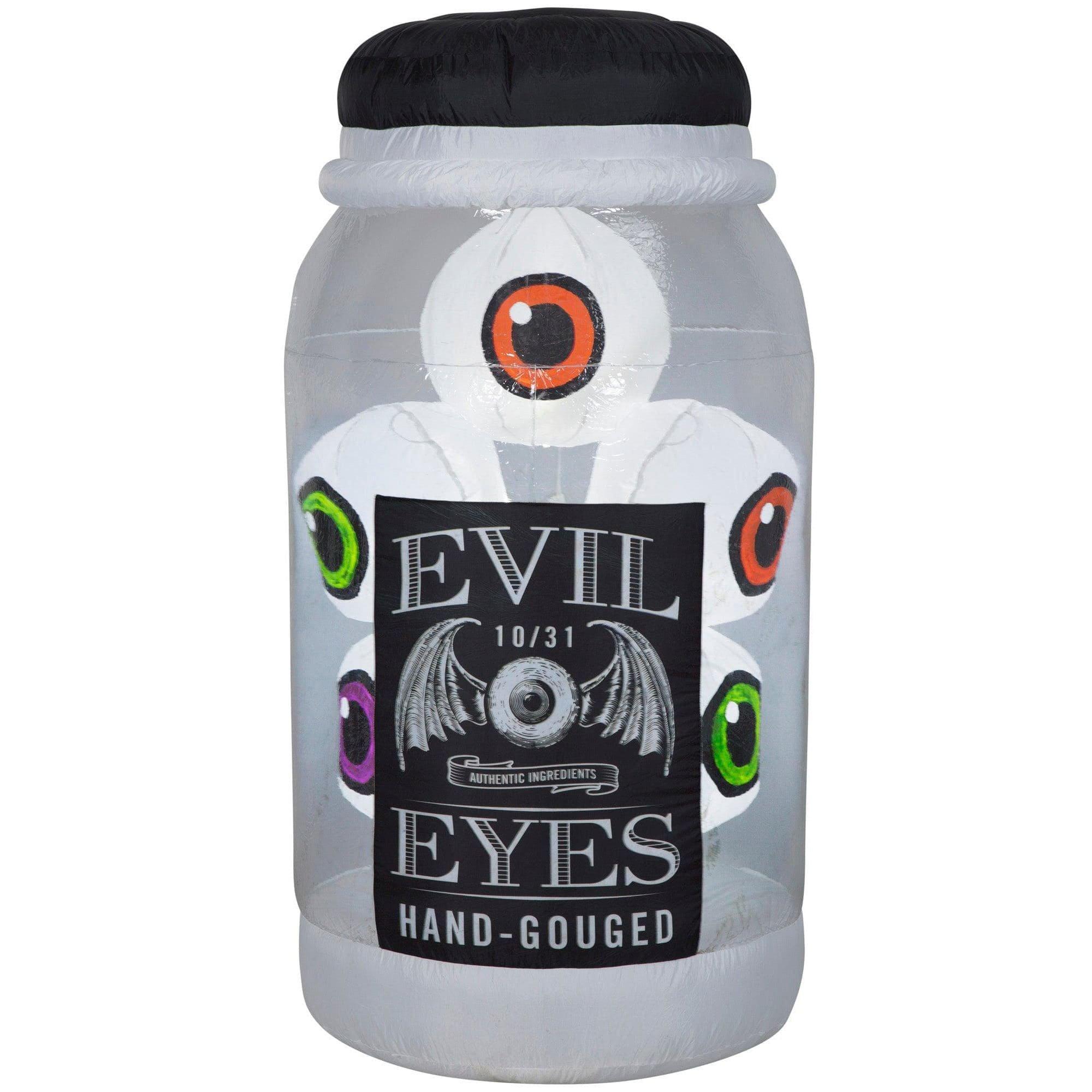 5.5 Foot Flashing Evil Eye Light Up Halloween Inflatable Lawn Decoration