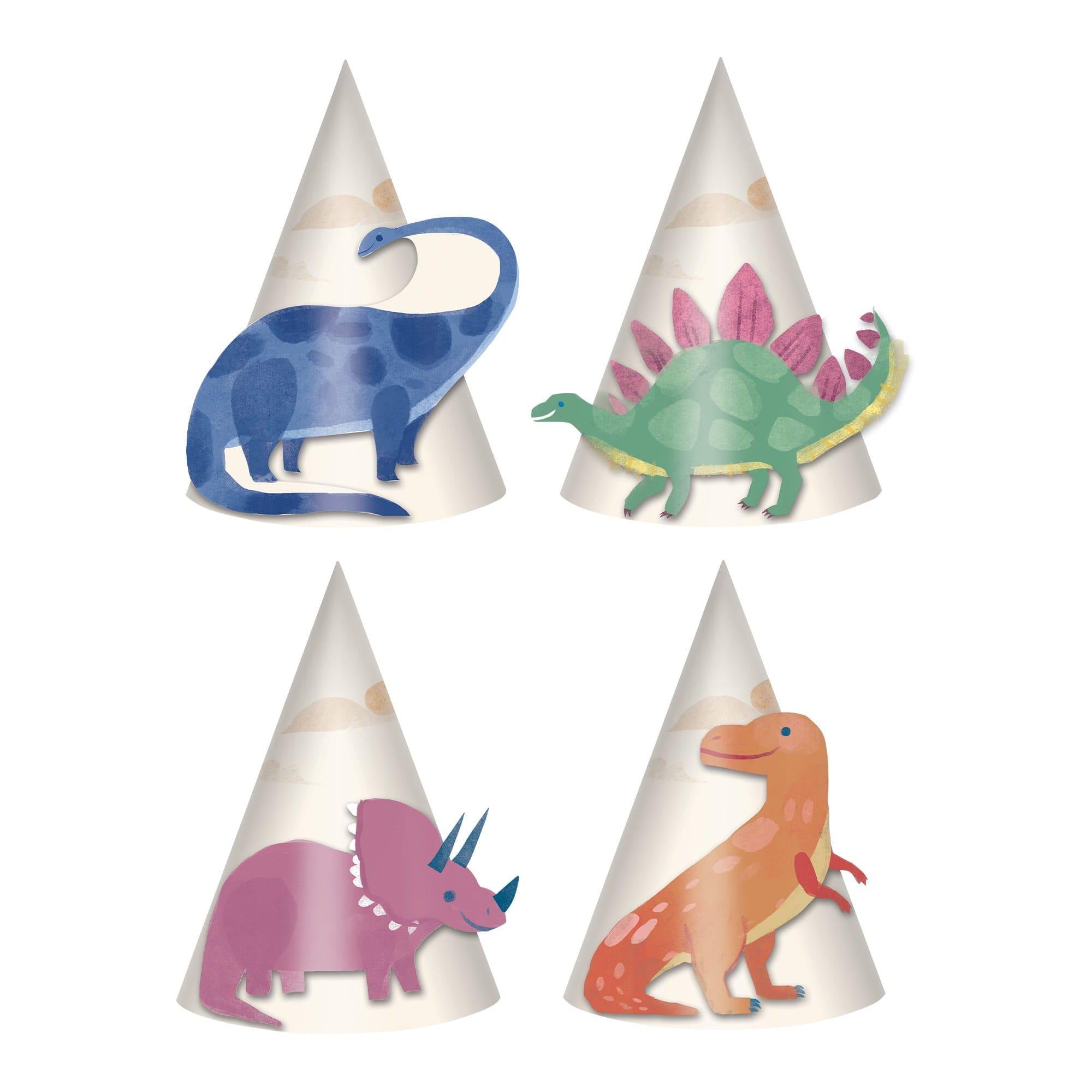 Diggin Dinos Party Hats, 8ct
