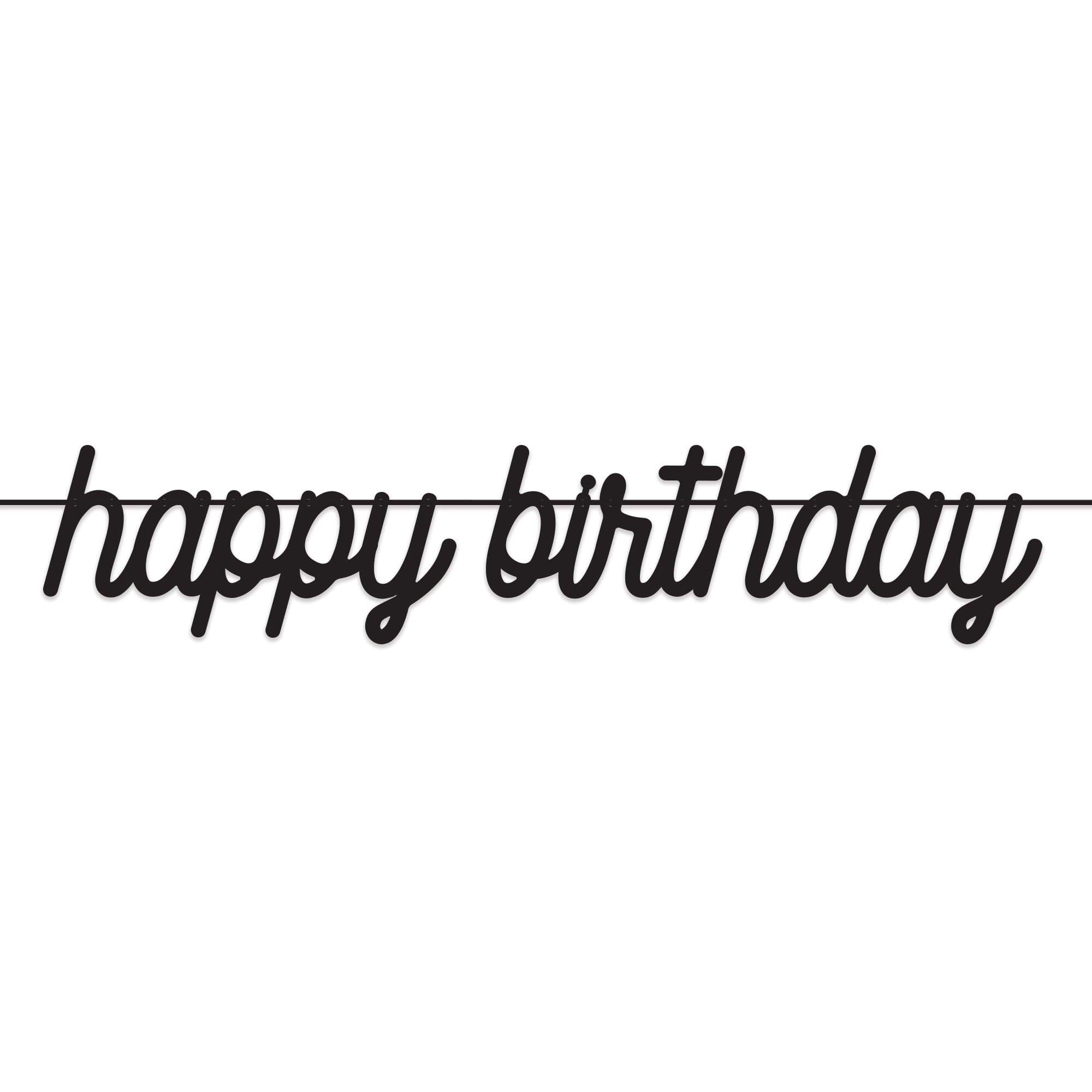 Birthday Chic Letter Banner