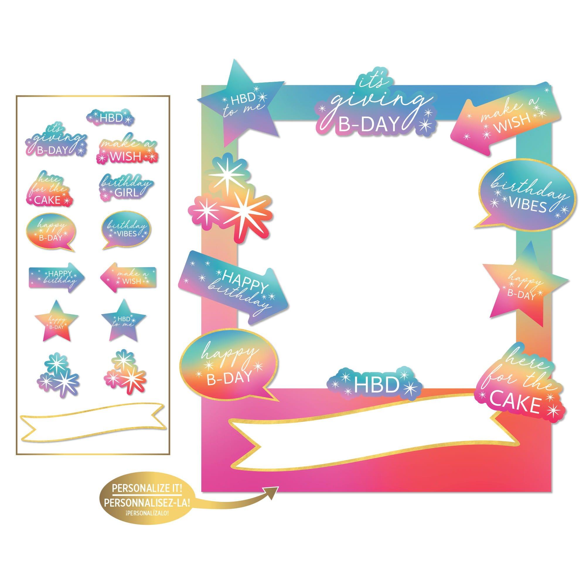 Digital Dream Photo Booth Props, 15pc