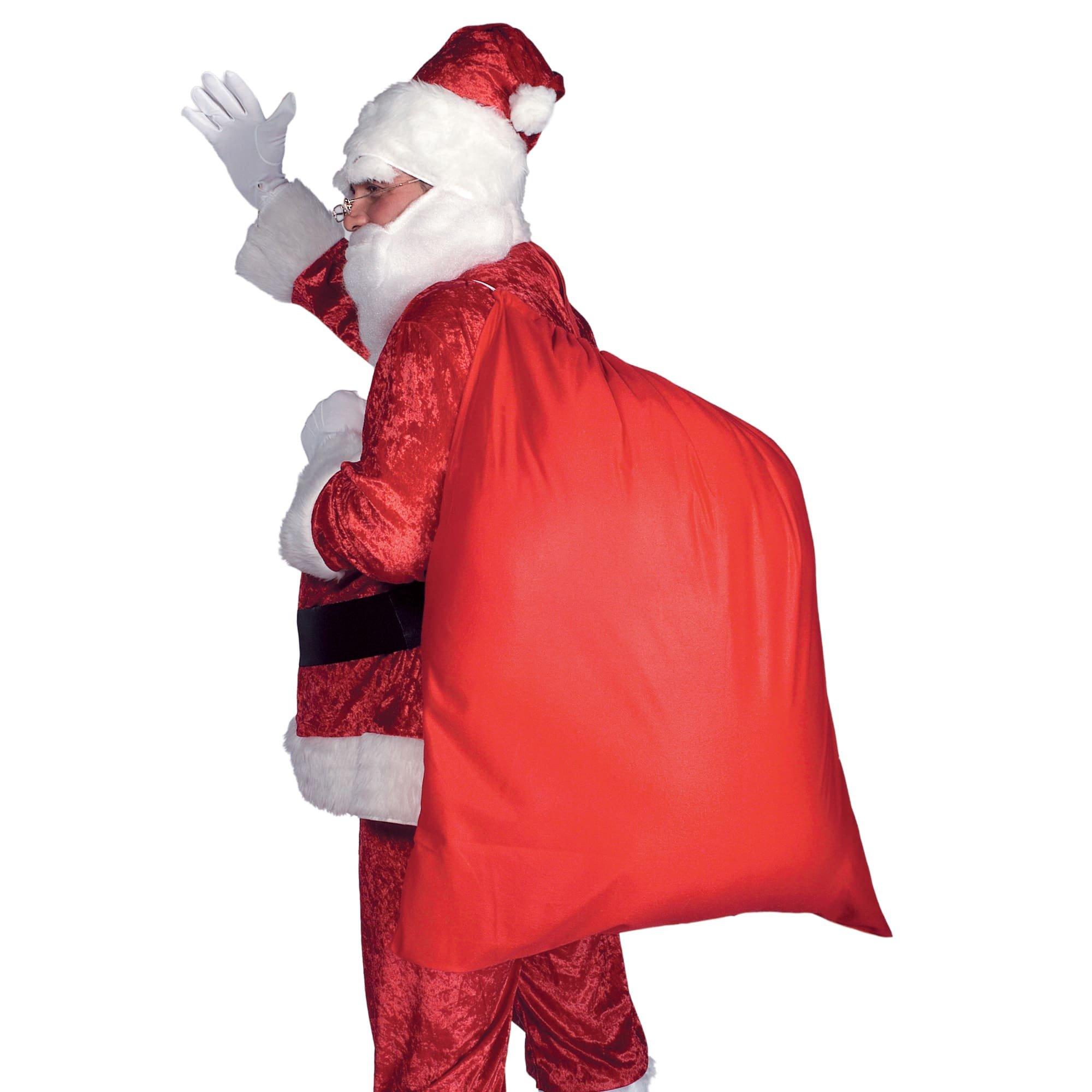 Velour Santa Bag