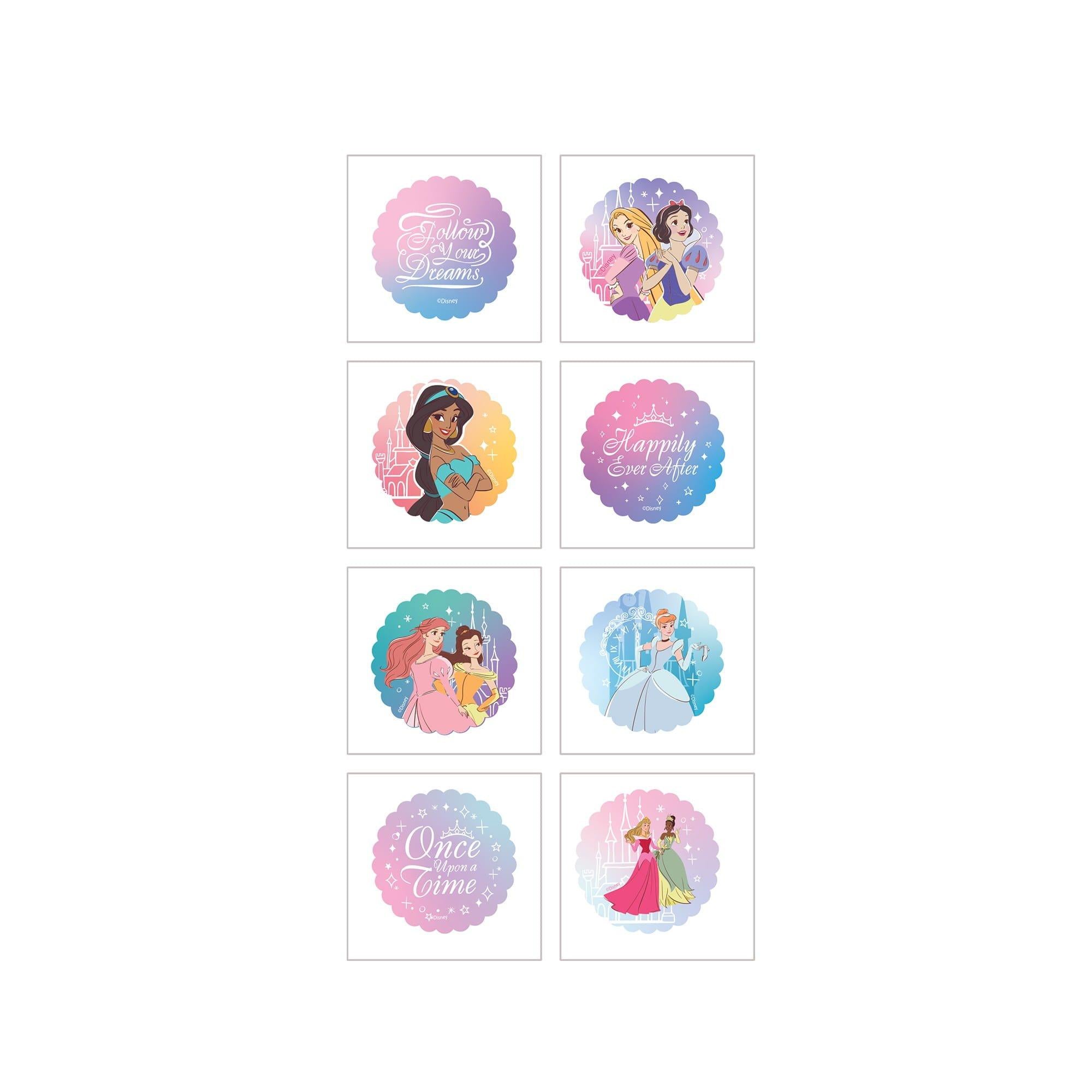 Disney Princess Tattoos, 8ct