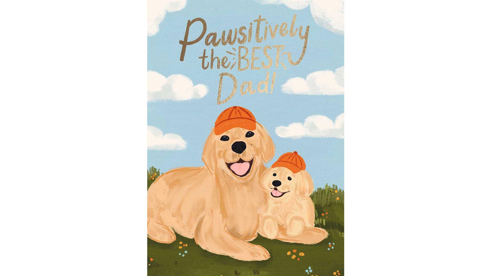 Minted Wuf You Father's Day Card