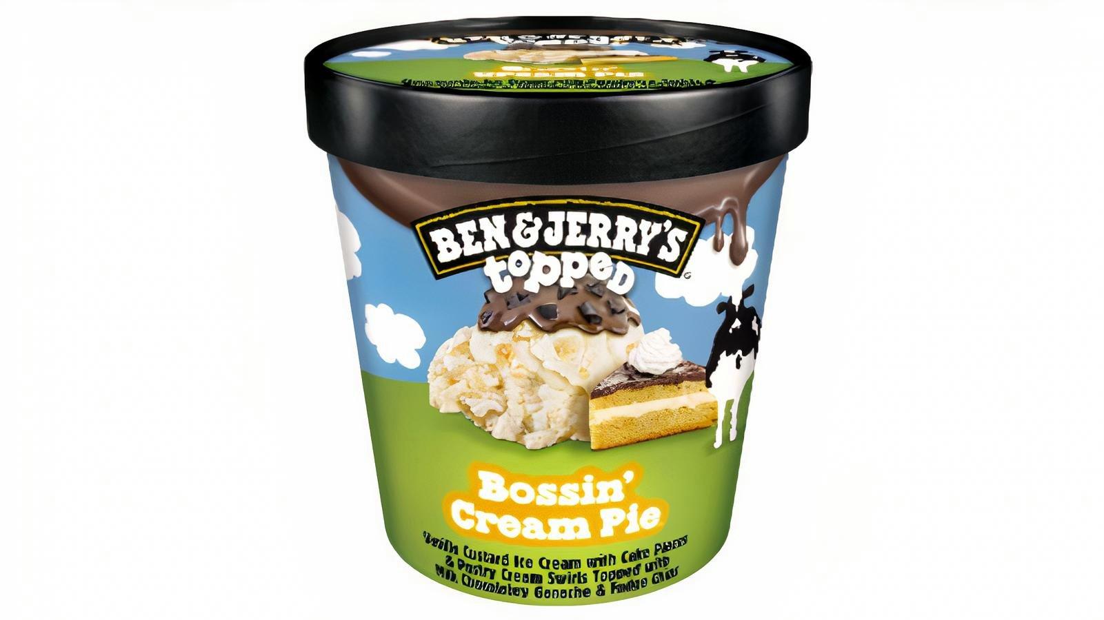 Ben & Jerry's Topped Bossin' Cream Pie Ice Cream (1 pt)