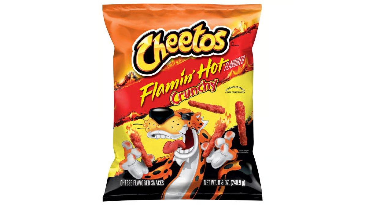 Cheetos Crunchy Flamin' Hot Cheese Flavored Snacks (8.5 oz)