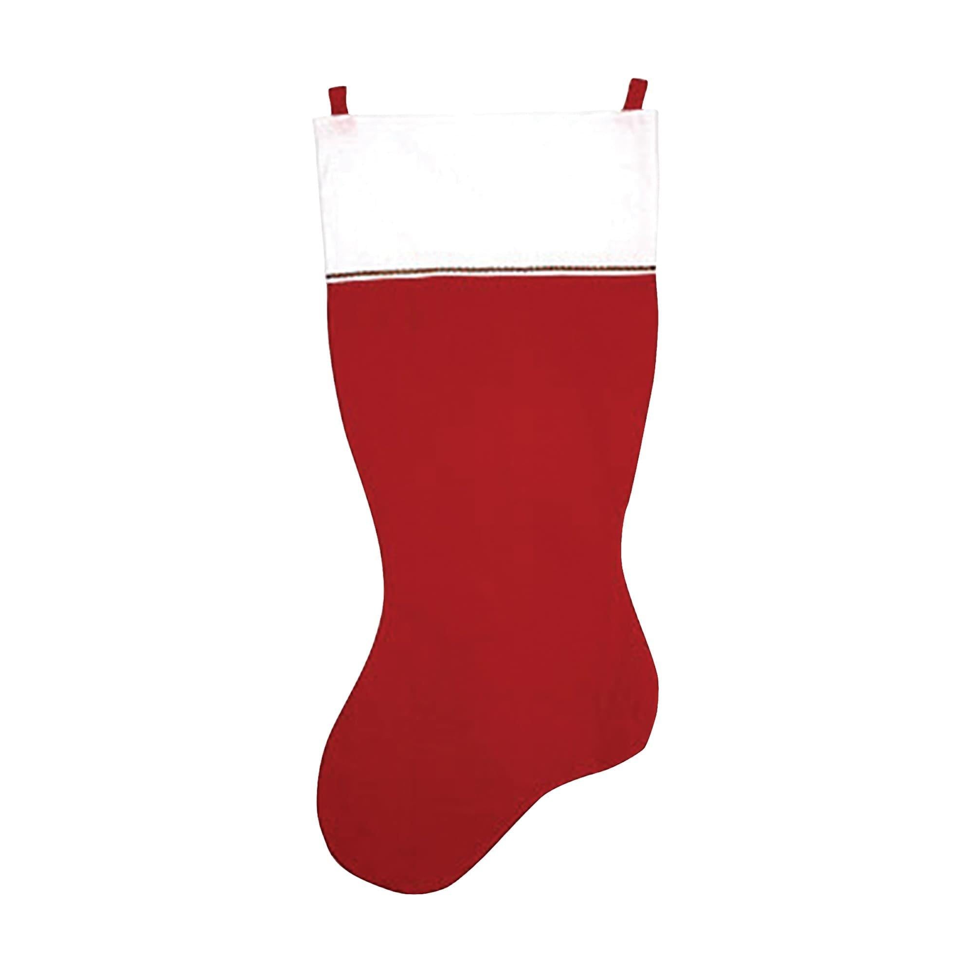 Jumbo 60-inch Classic Christmas Felt Stocking