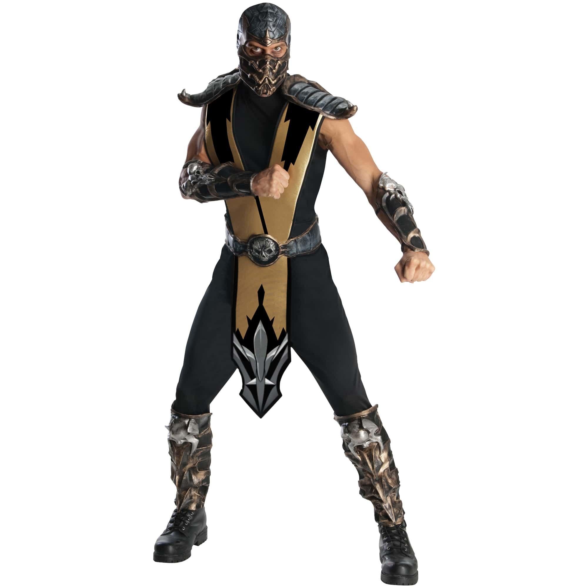 Adult Mortal Kombat Scorpion Deluxe Costume