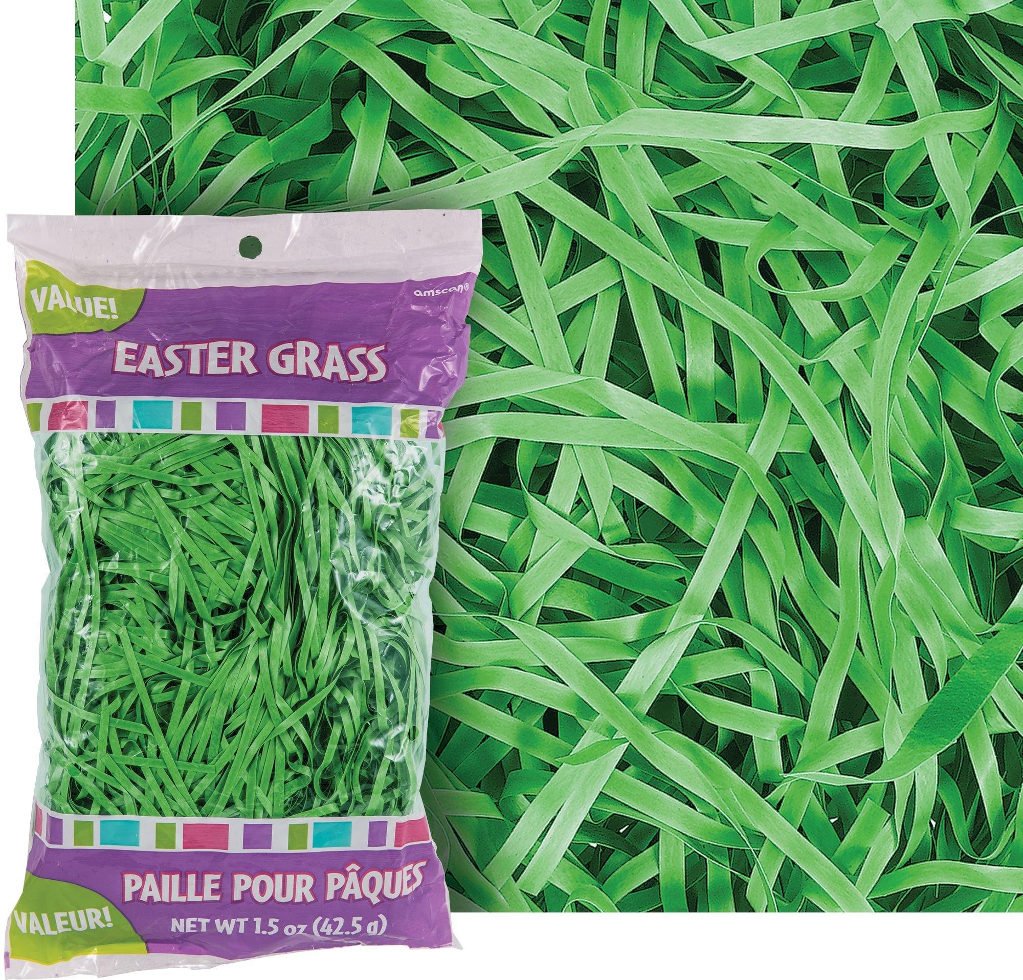 Forest Green Plastic Easter Grass