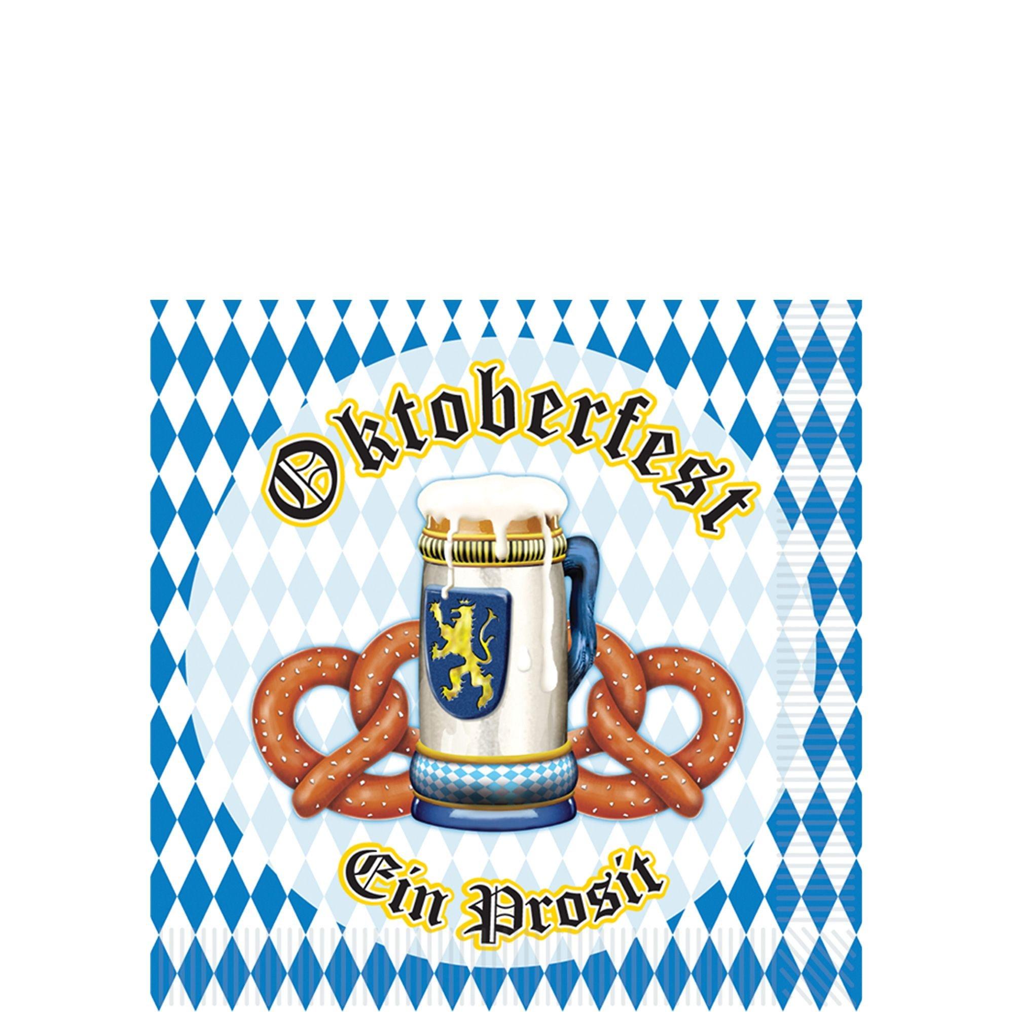 Oktoberfest Beverage Napkins 16ct
