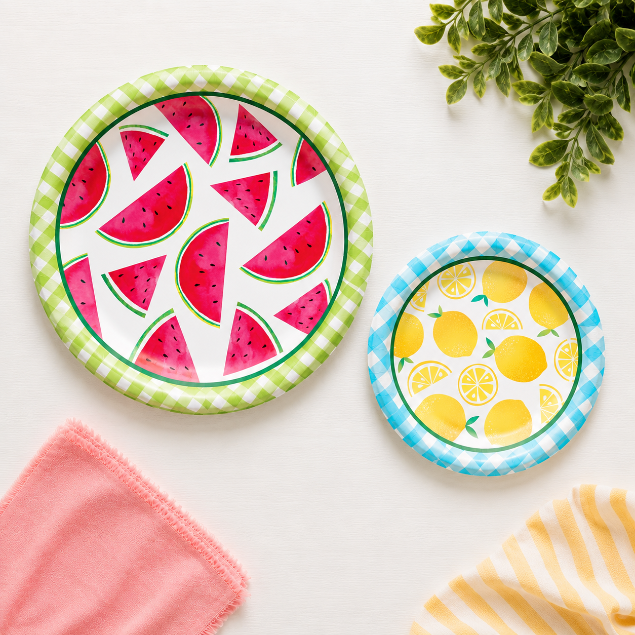 Summer Squeeze Paper Plates, 8ct