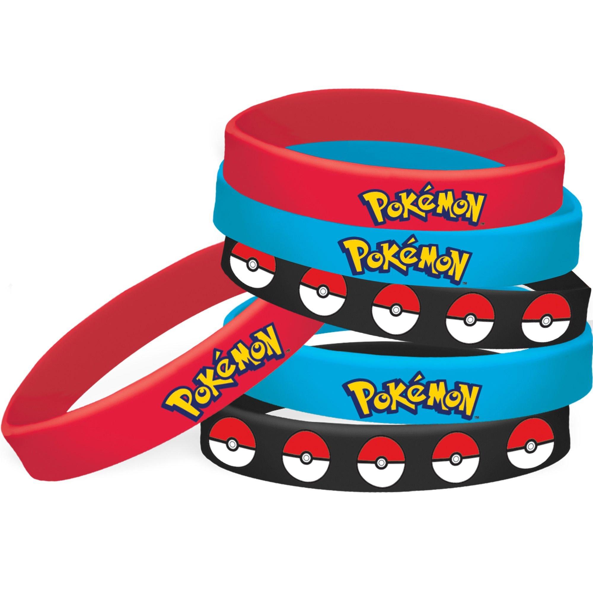 Pok??mon Wristbands, 4ct ?C Party Favors for Kids