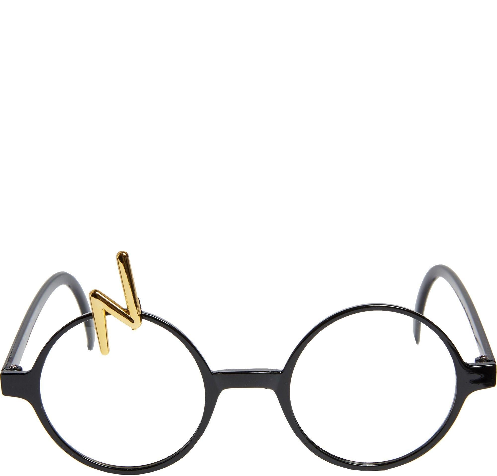 Harry Potter Glasses with Gold Lightning Bolt