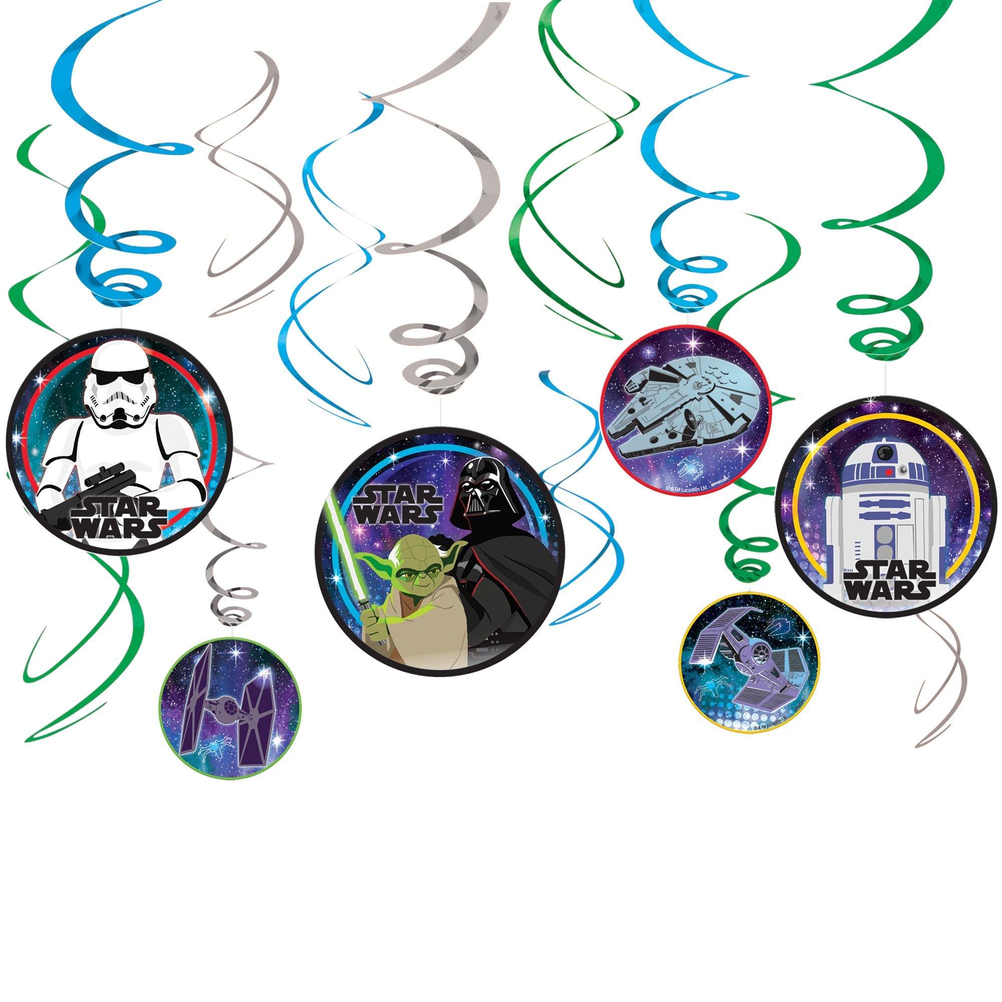 Star Wars Galaxy of Adventures Swirl Decorations, 12ct