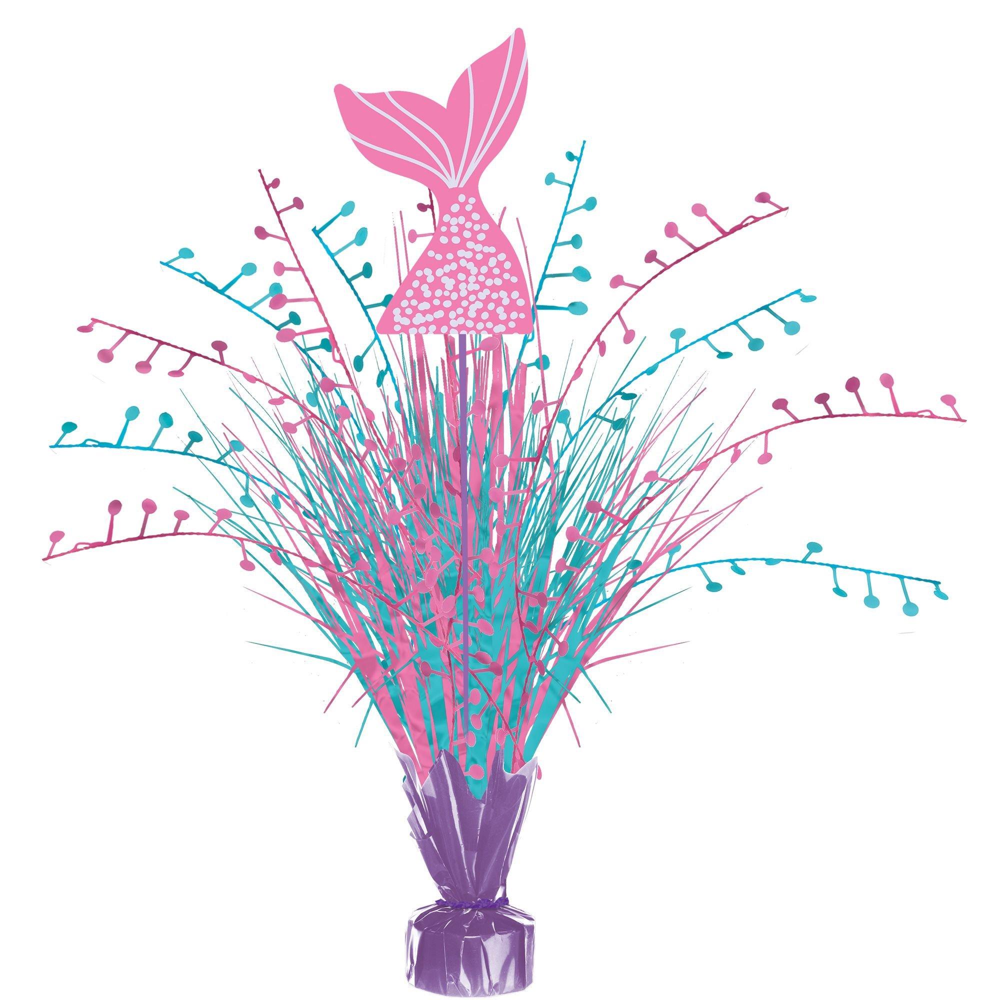 Iridescent Shimmering Mermaids Spray Centerpiece, 18in