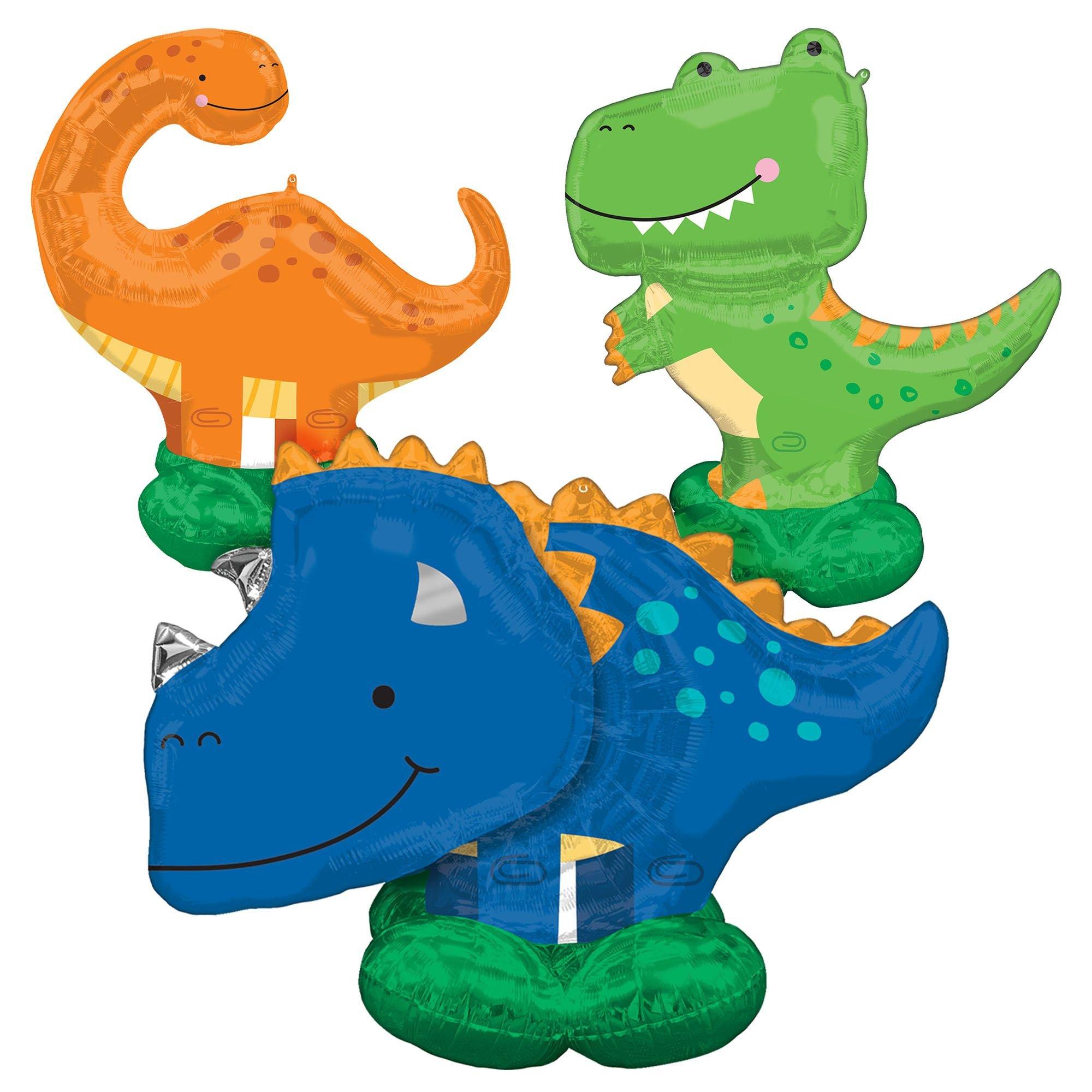 AirLoonz Dinomite Foil Balloon Set, 3pc