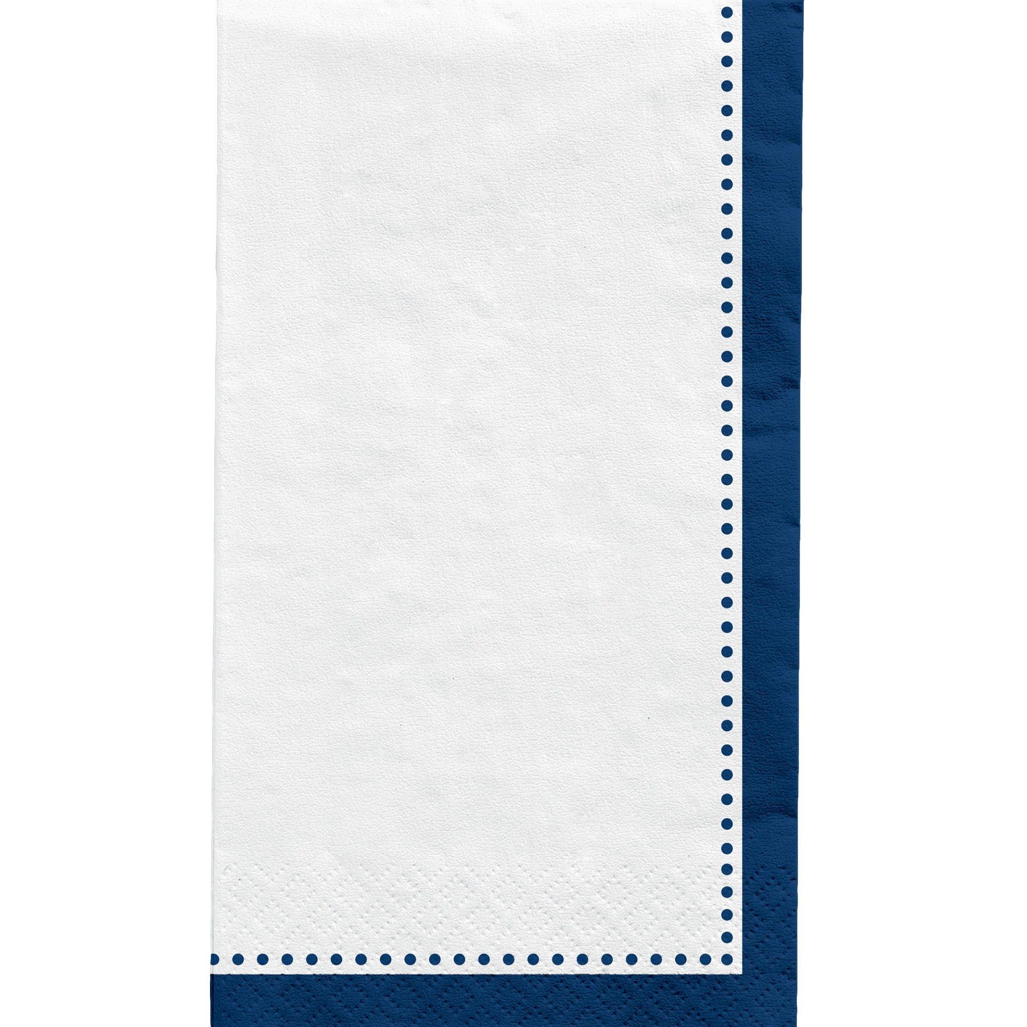 True Navy Premium Paper Buffet Napkins, 4.5in x 7.75in, 20ct