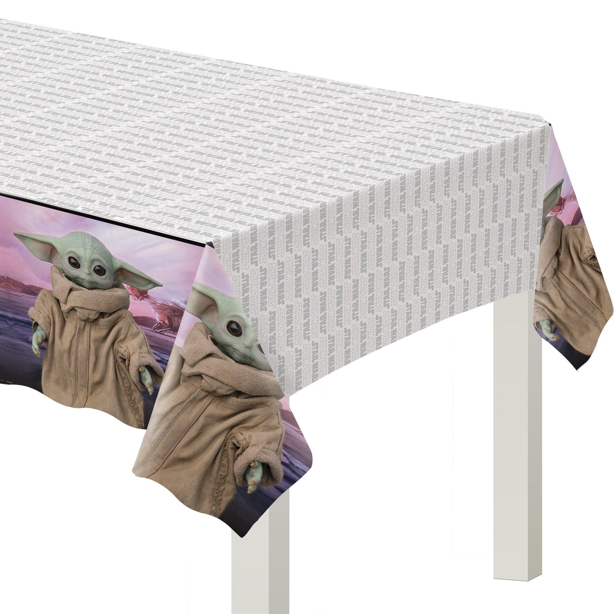 The Child Plastic Table Cover, 54in x 96in - The Mandalorian