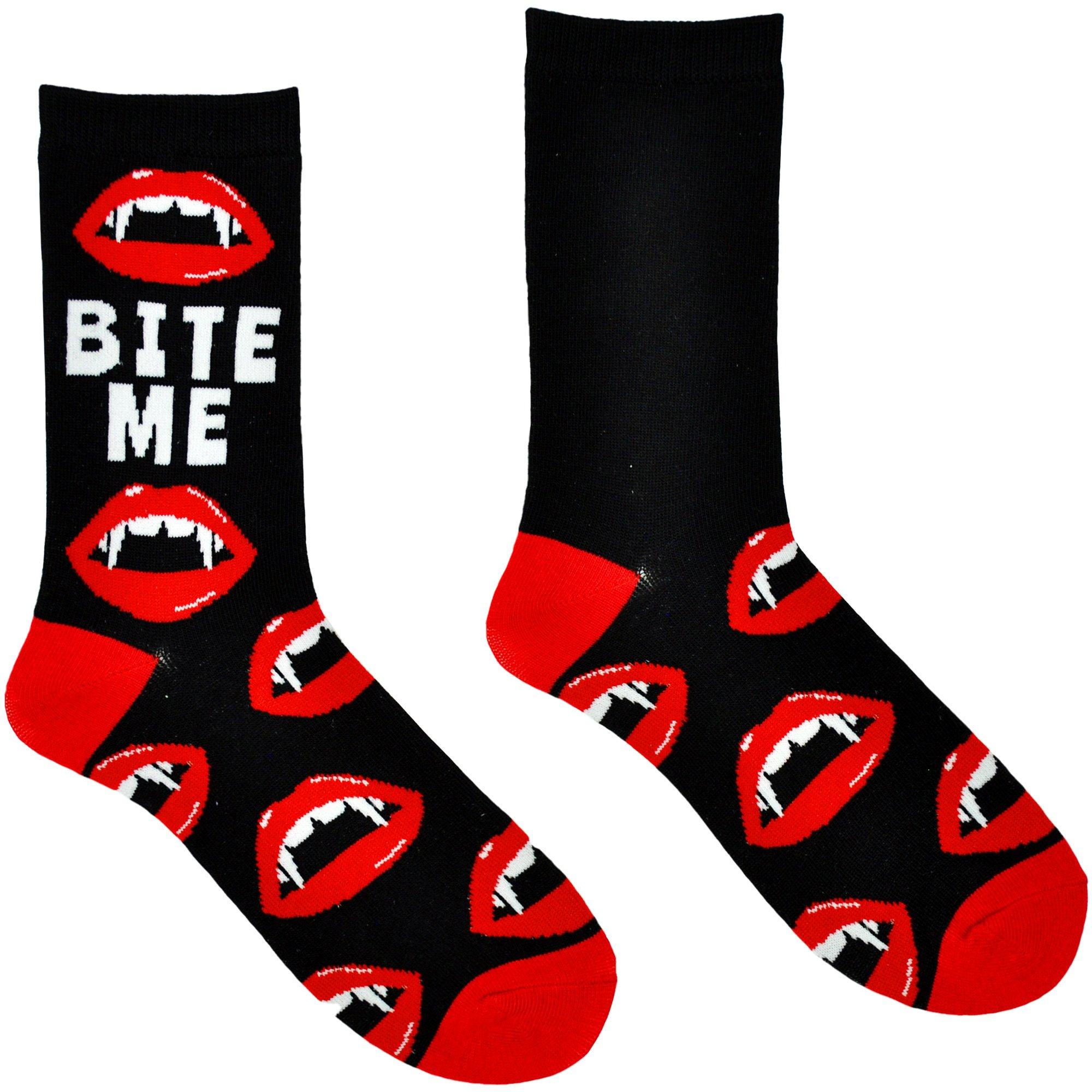 Bite Me Crew Socks
