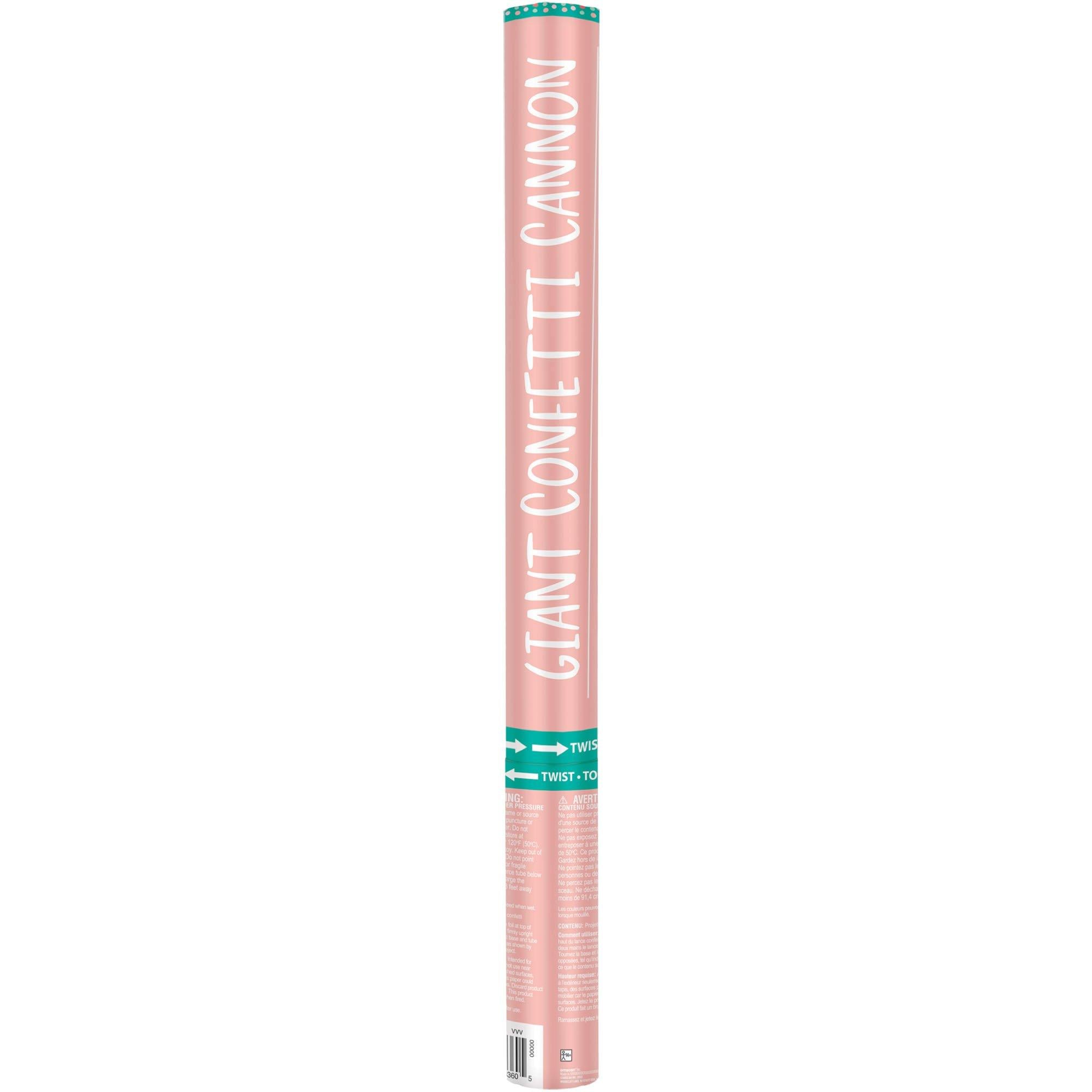 Giant Happy Cake Day Confetti Cannon, 2in x 24in