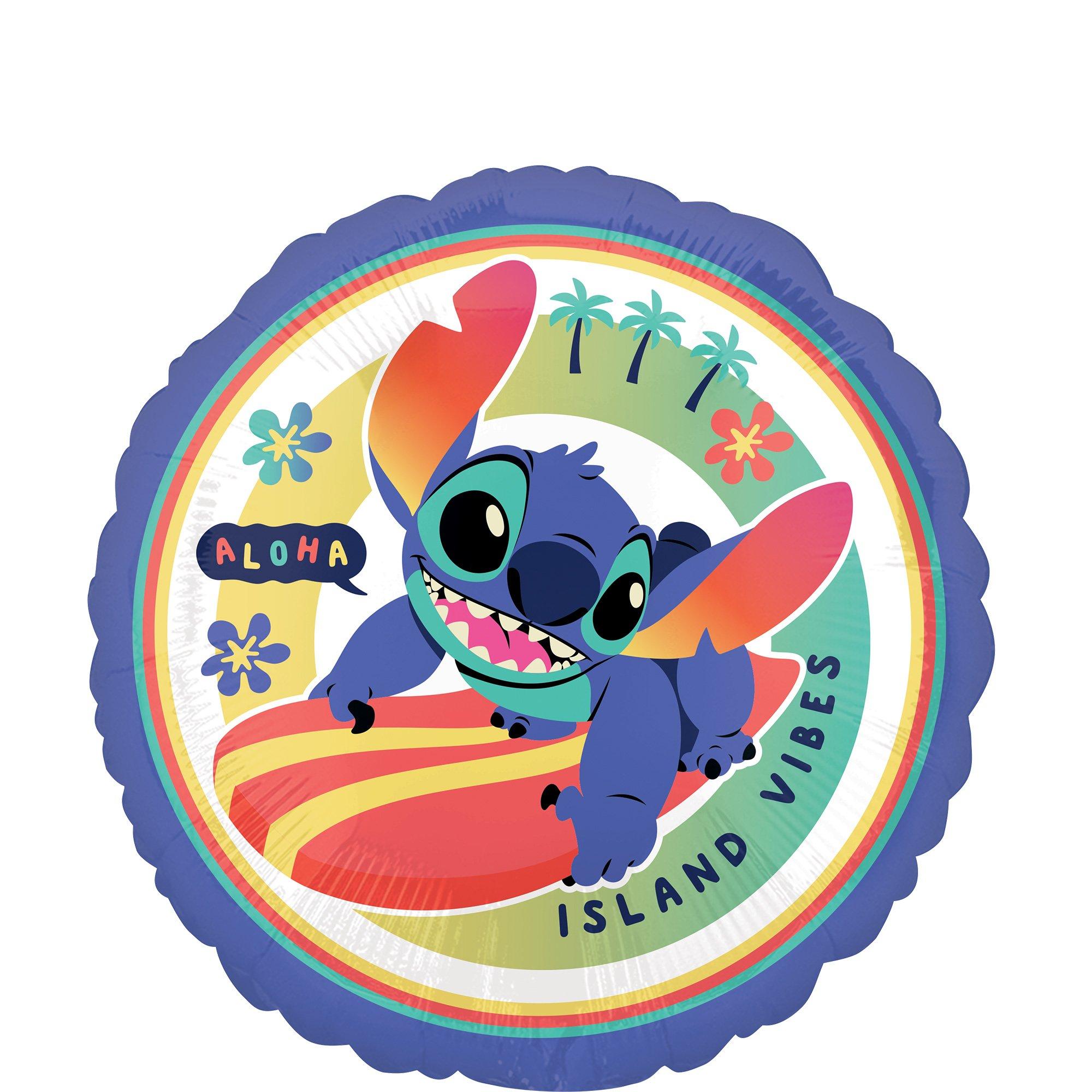Stitch Aloha Foil Balloon, 18in