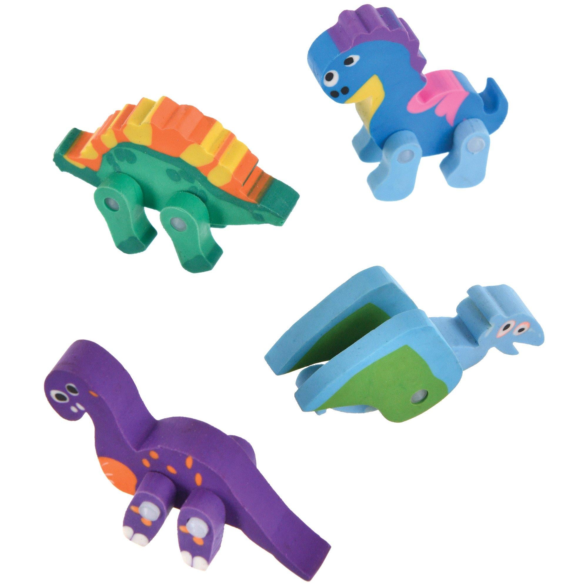 Dino-Mite Dinosaur Erasers, 12pc