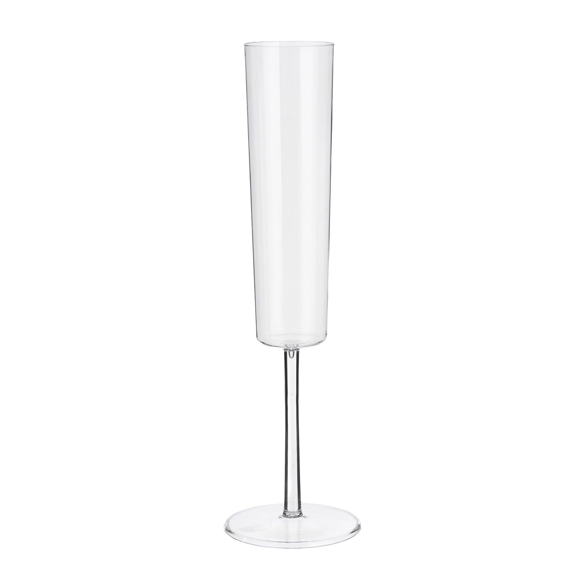 Clear Champagne Flutes 20ct ?C 4.5oz BPA-Free Plastic Drinkware