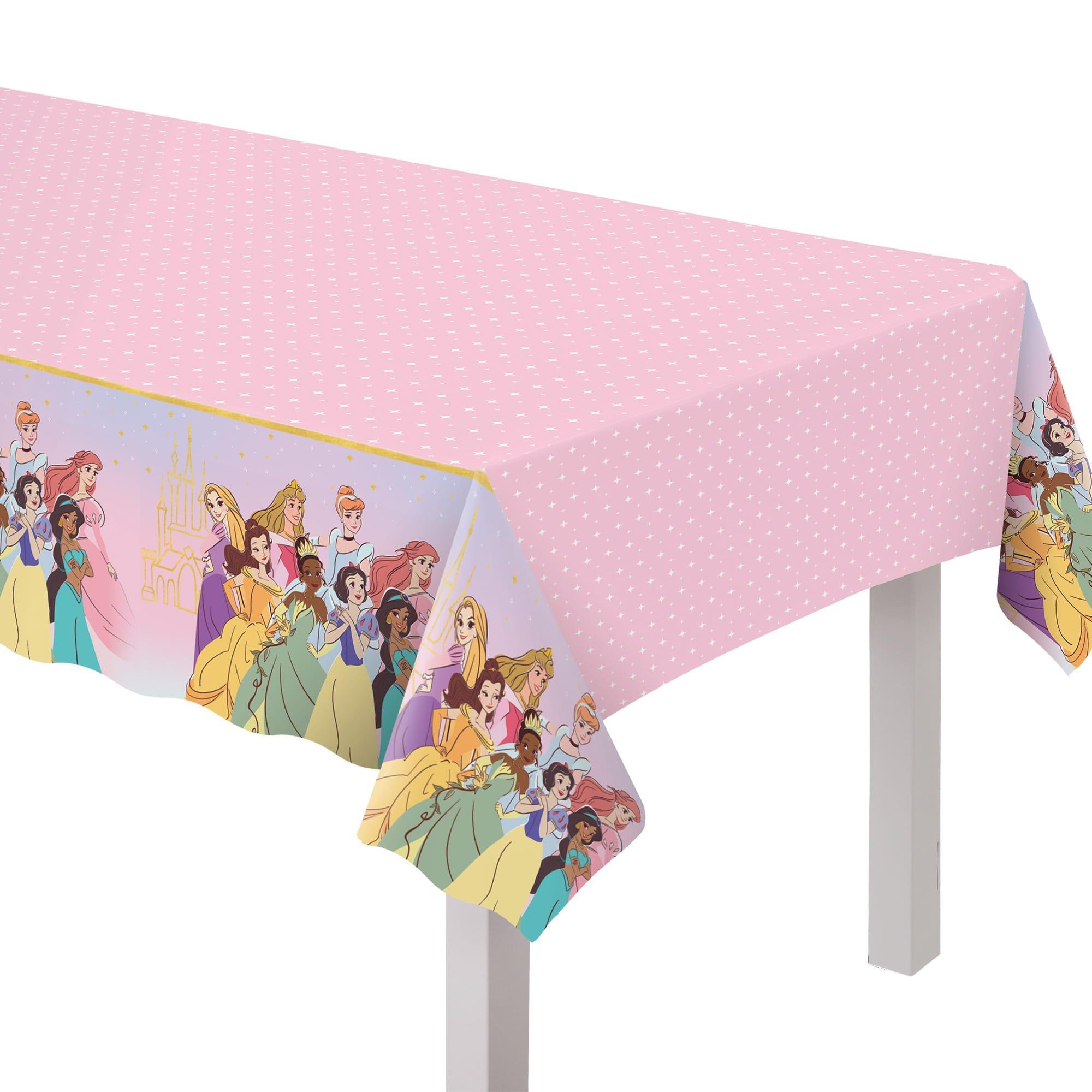 Disney Princess Once Upon A Time Plastic Table Cover, 54in x 96in