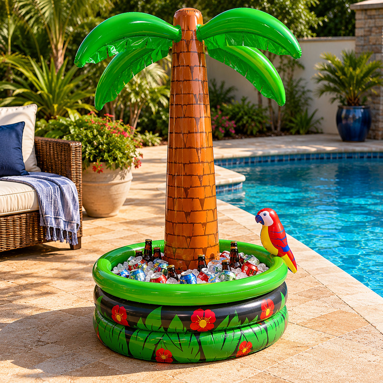 Jumbo Inflatable Palm Tree Cooler