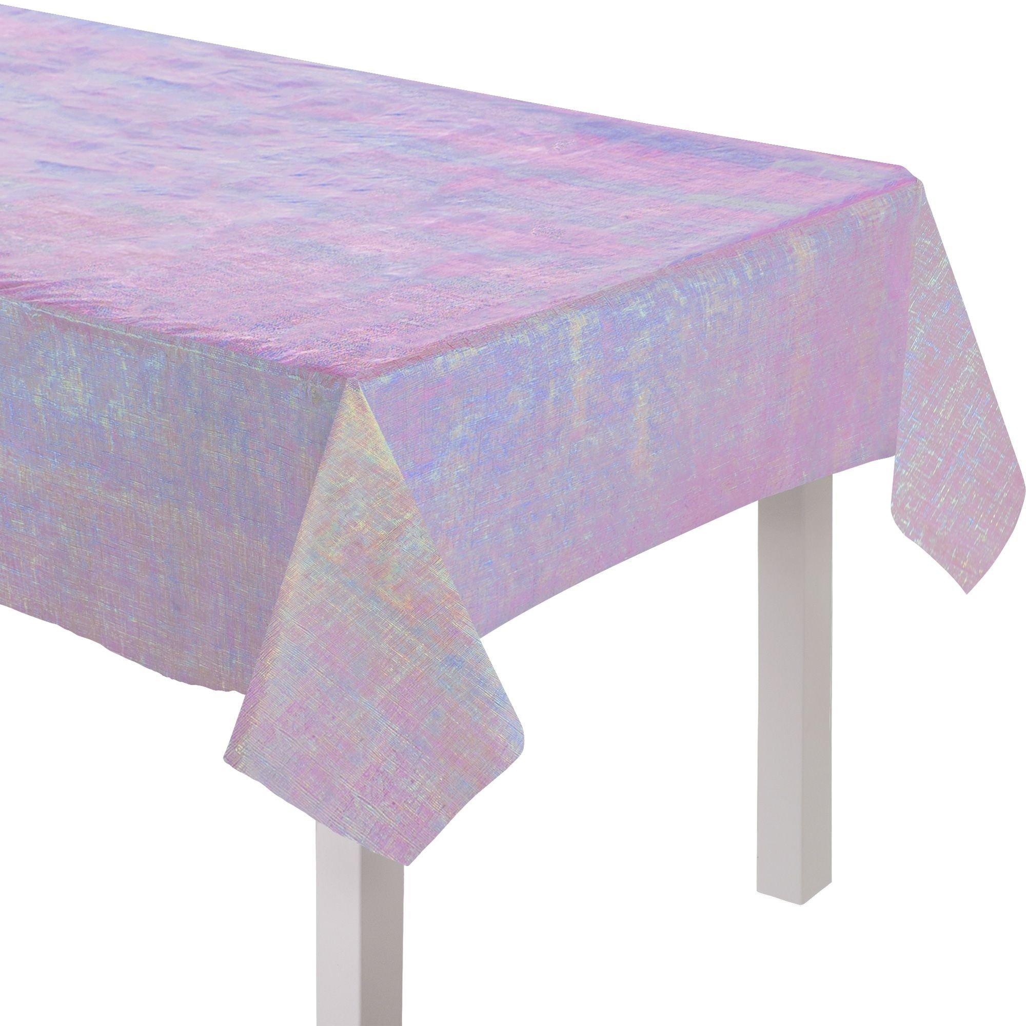 Opalescent Table Cover, 54in x 102in, Assorted Colors