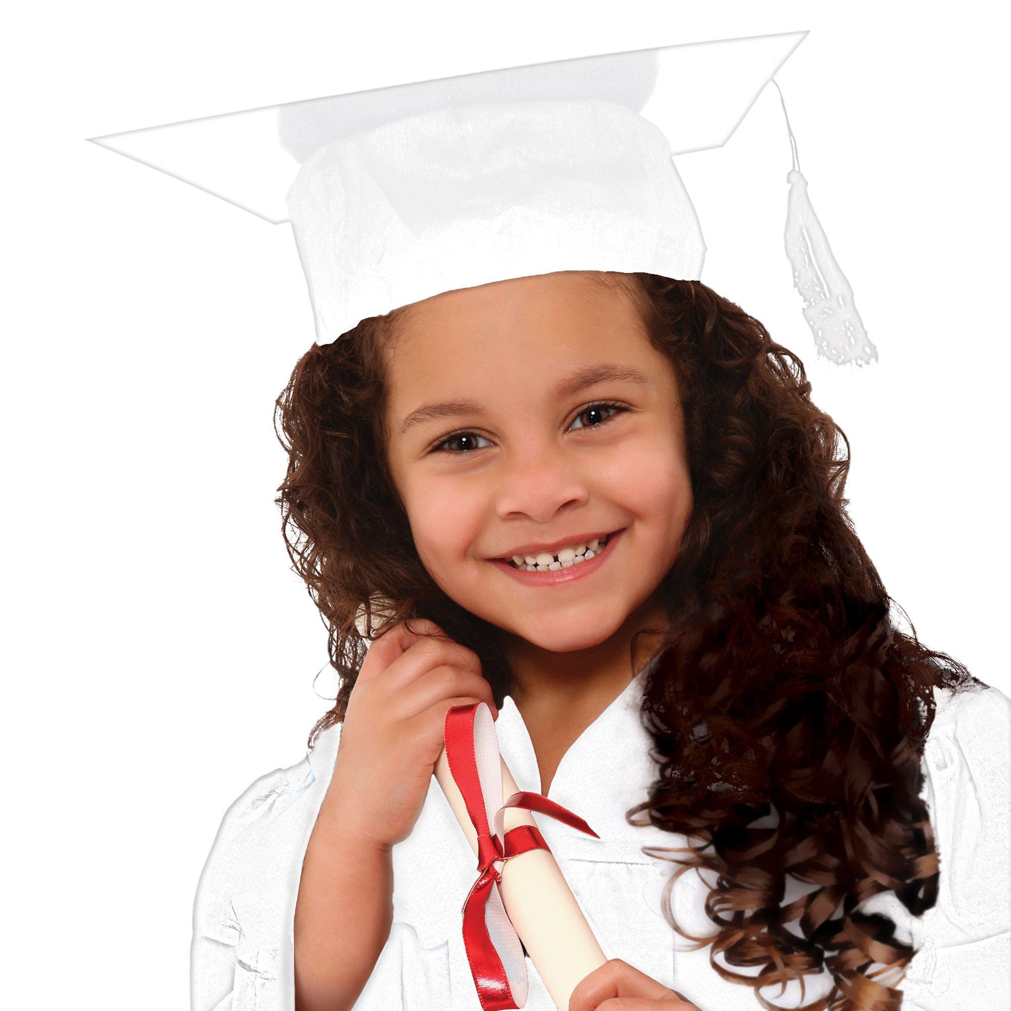 Kids' Autograph Fabric Graduation Cap, Assorted Colors