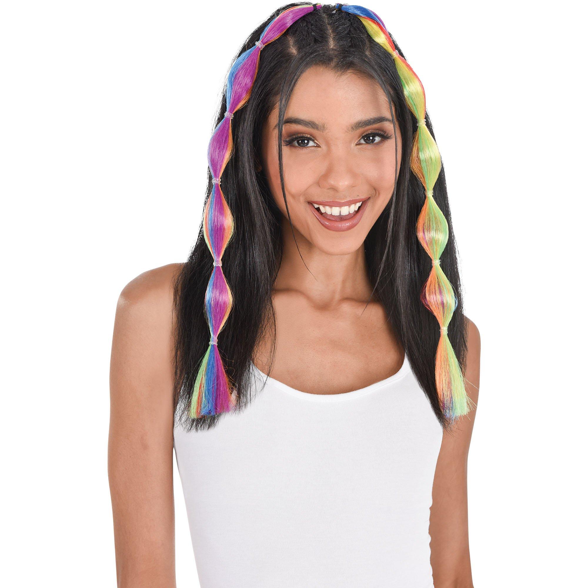 Bubble Braid Hair Extensions, 2pc, Assorted Colors