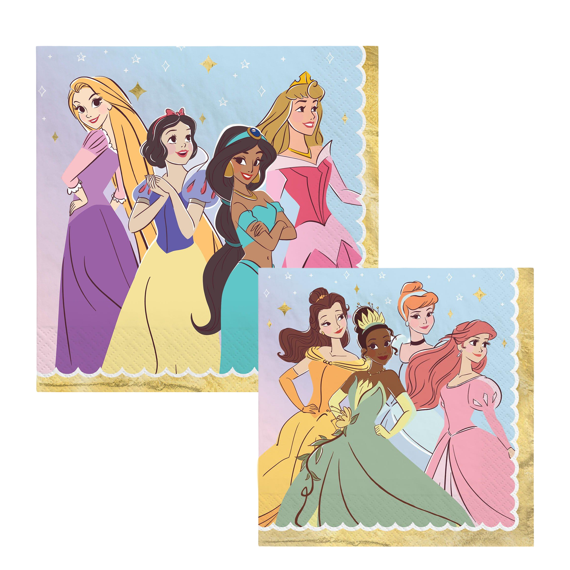 Disney Princess Once Upon A Time Napkins, 16ct, Assorted Options