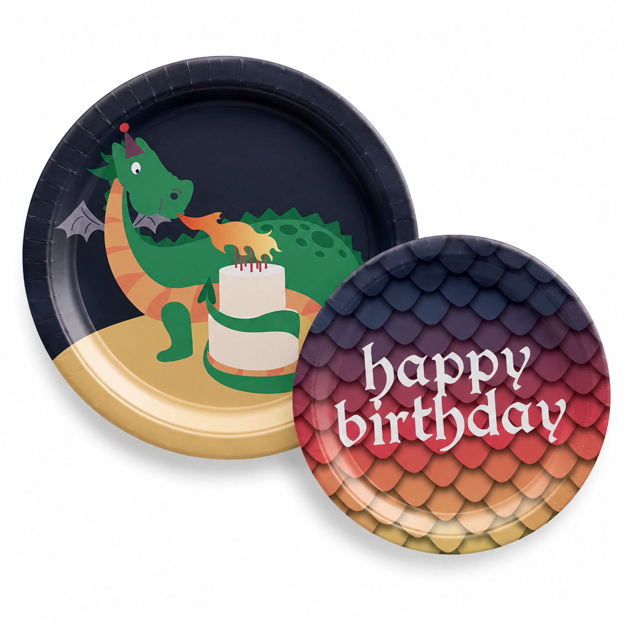 Dragon Party Paper Plates, 8ct, Assorted Options