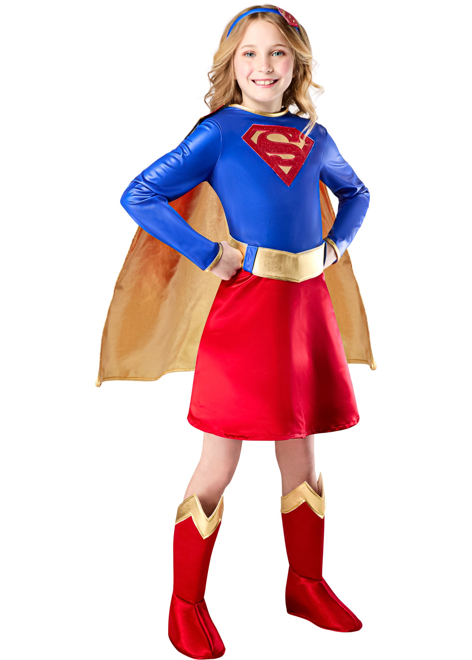 Girls' Supergirl Classic Costume - Deluxe