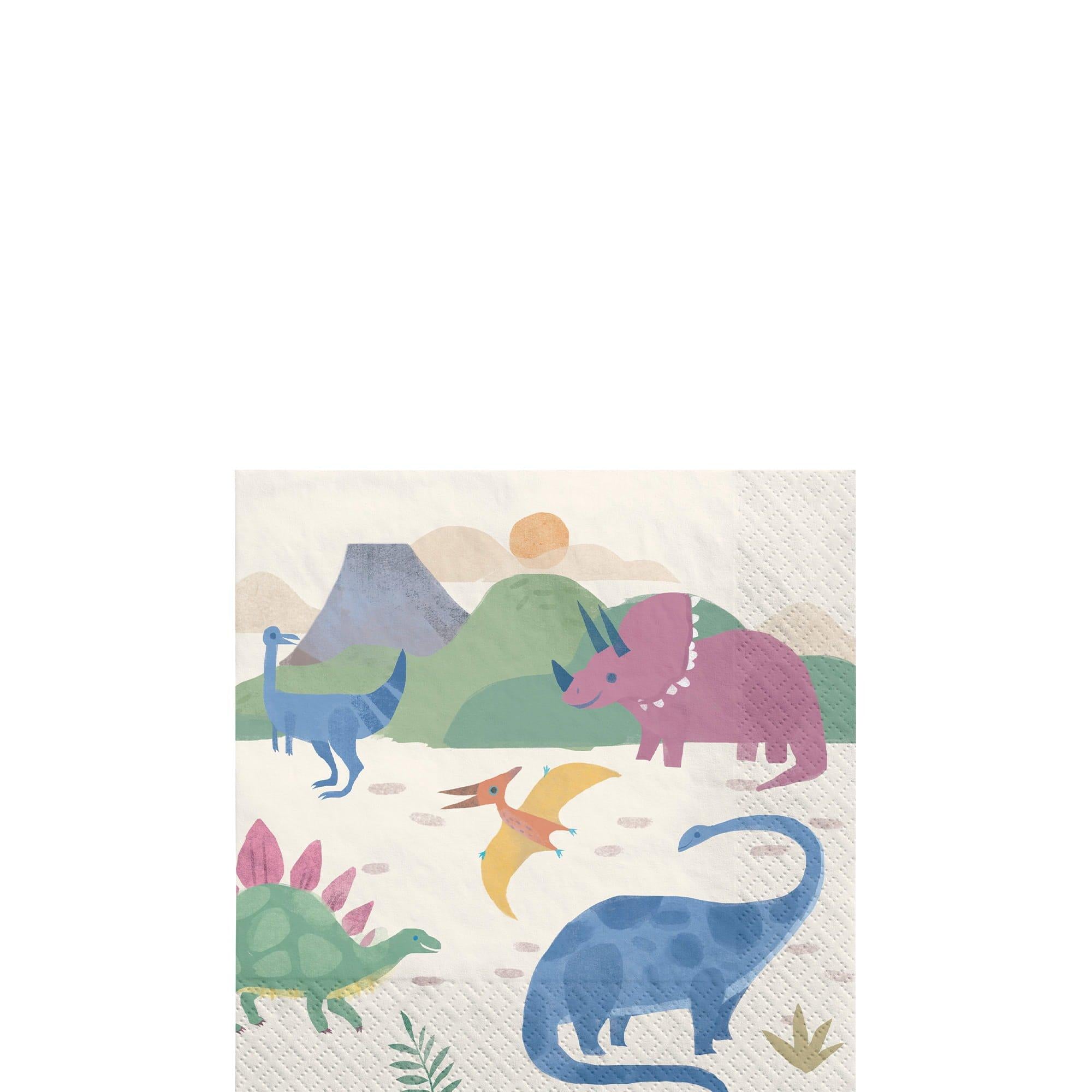 Diggin Dinos Beverage Napkins, 16ct, Assorted Options