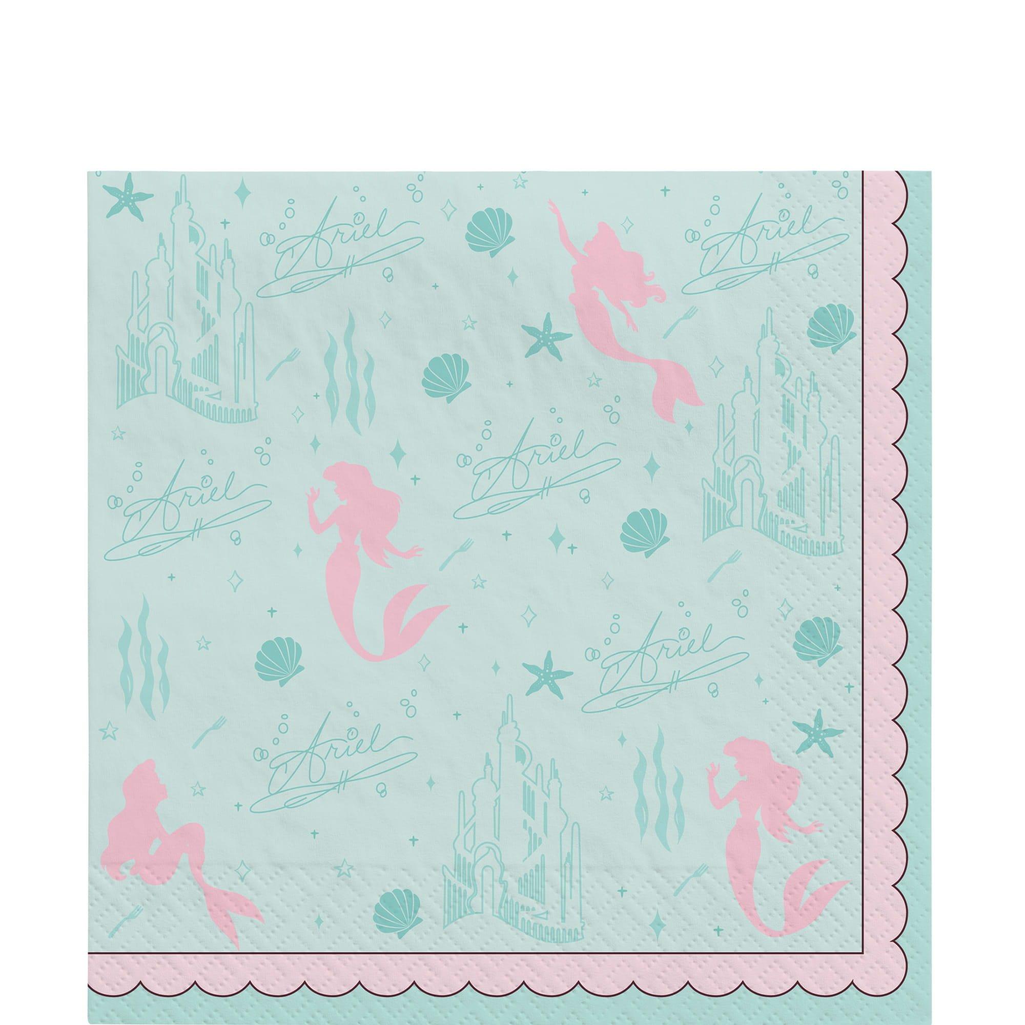 Disney Ariel Once Upon A Time Lunch Napkins, 16ct, Assorted Options