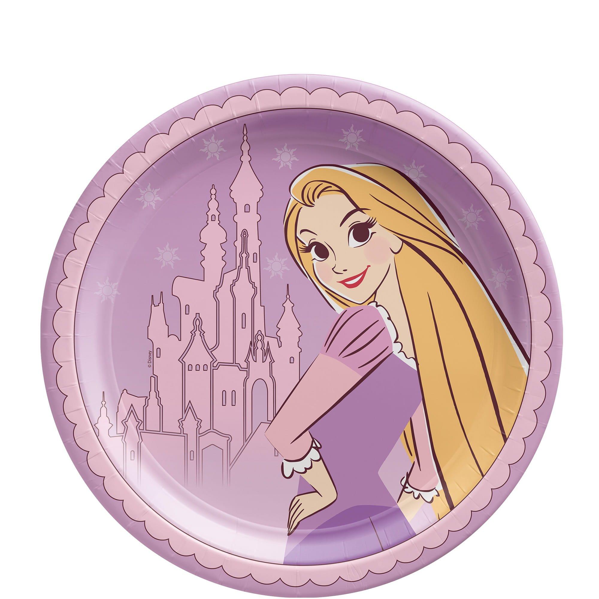 Disney Rapunzel Once Upon A Time Paper Lunch Plate, 8ct, Assorted Options