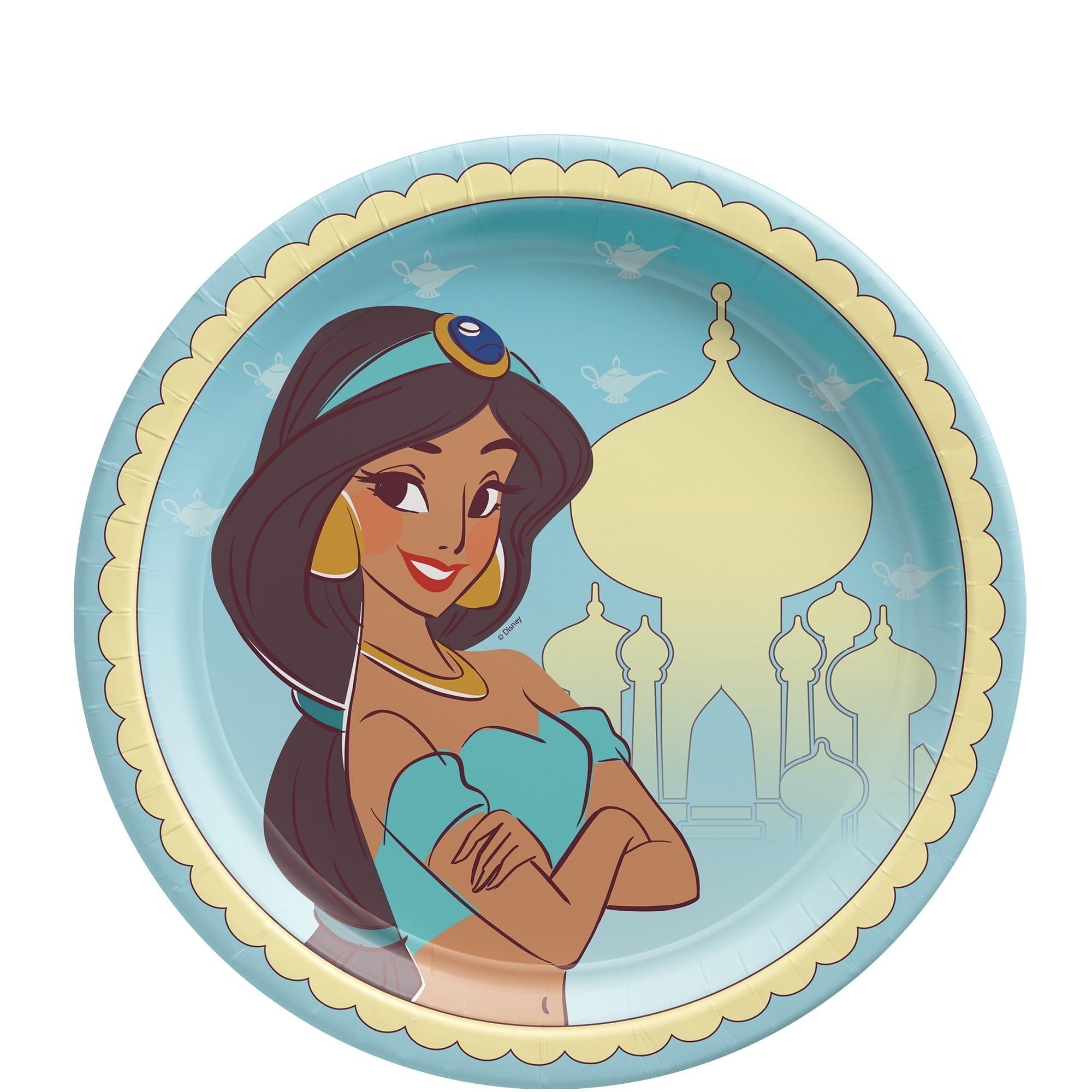 Disney Jasmine Once Upon A Time Paper Lunch Plate, 8ct, Assorted Options
