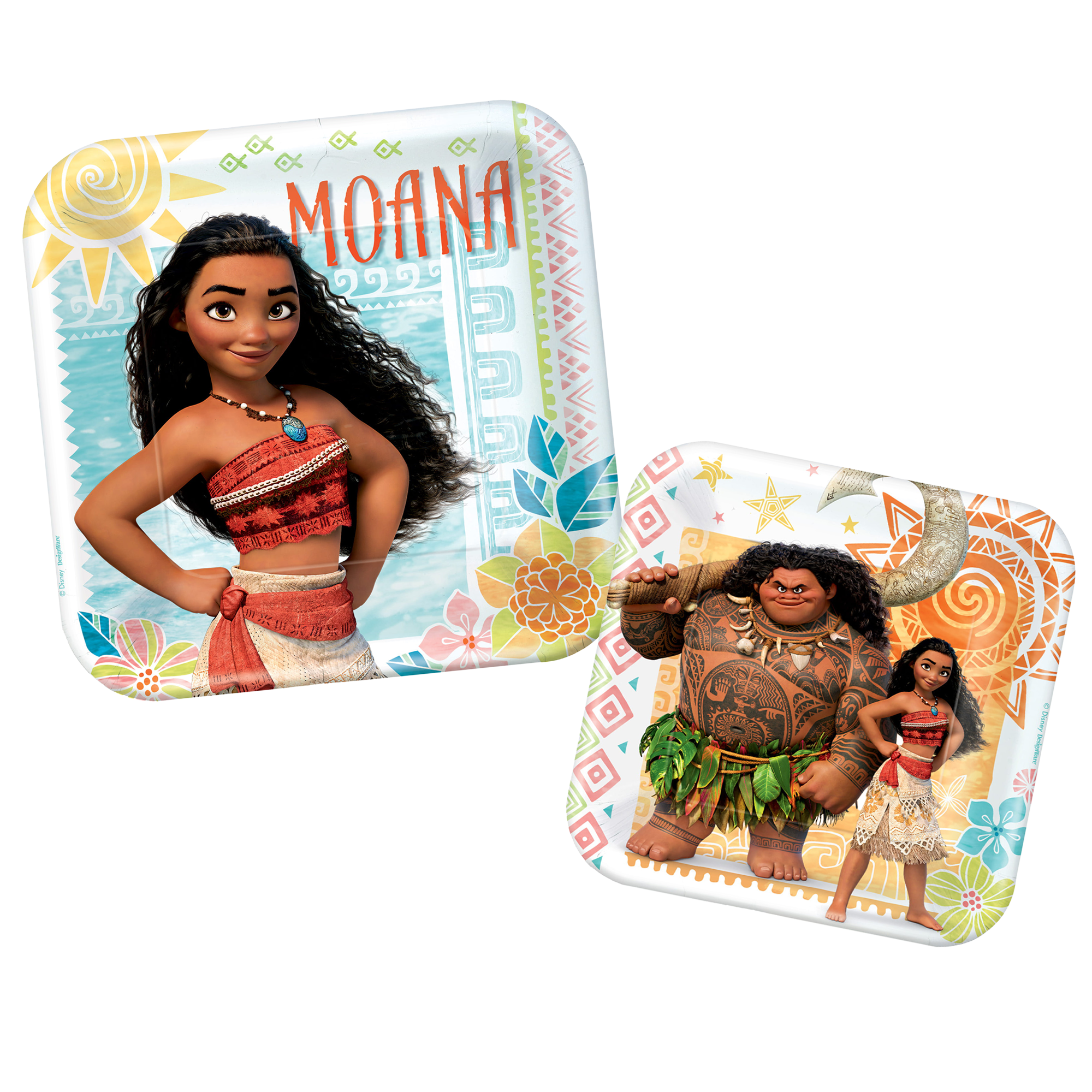 Moana Plates 8ct, Assorted Options