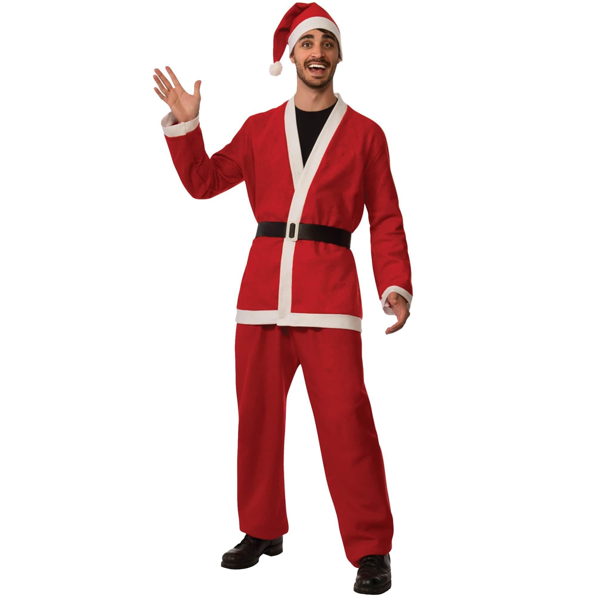 Adult Flannel Santa Suit Costume