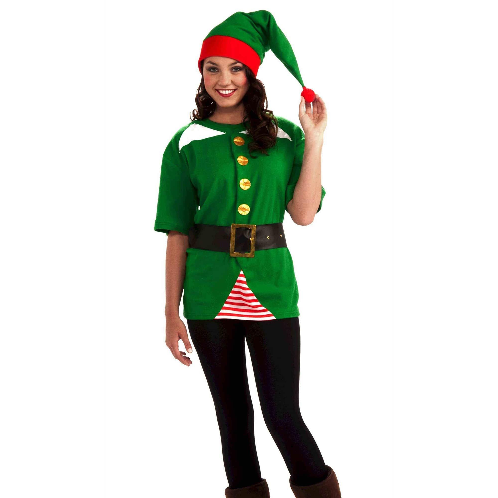 Adult Jolly Elf Costume Set