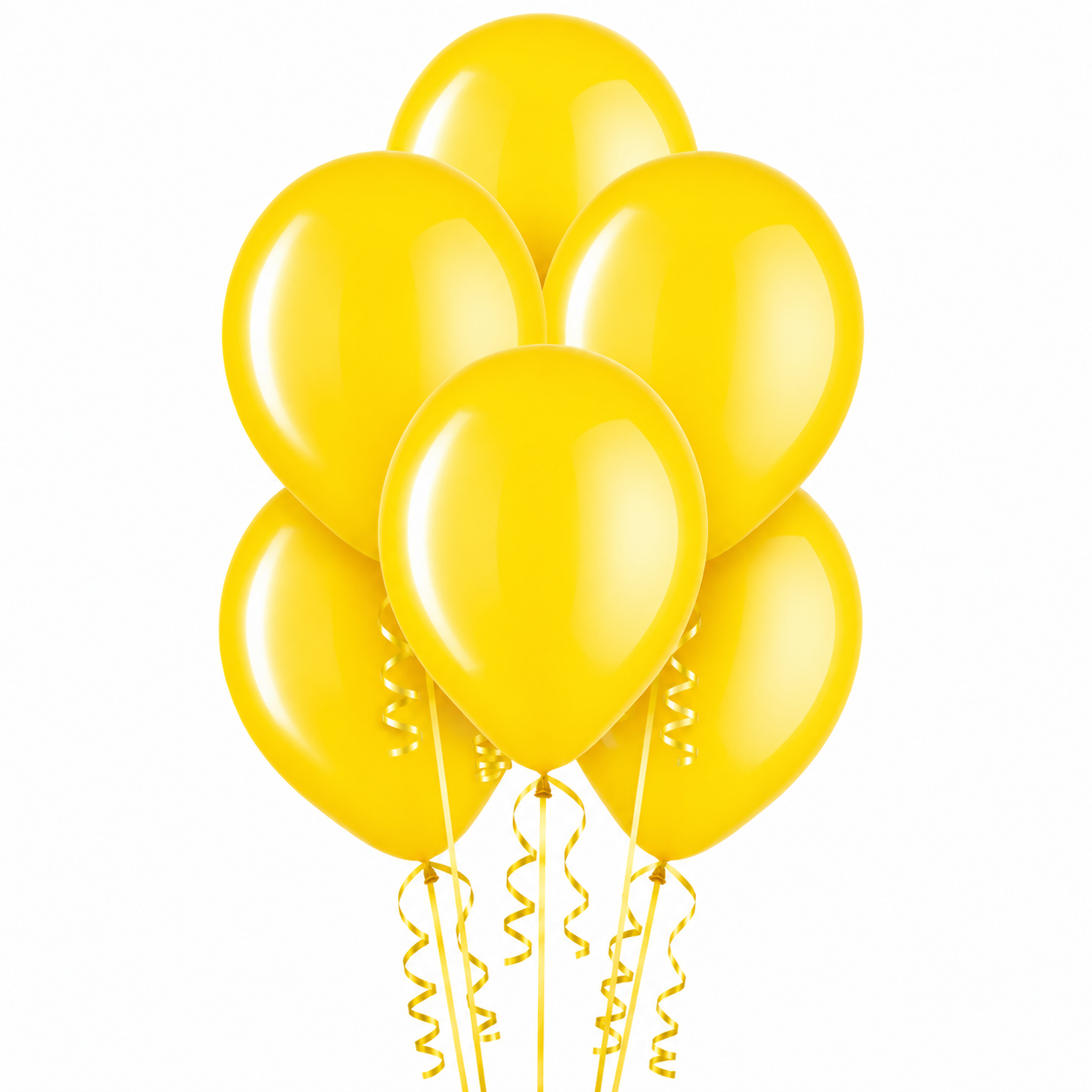 Yellow Latex Balloons, 11in, 15ct