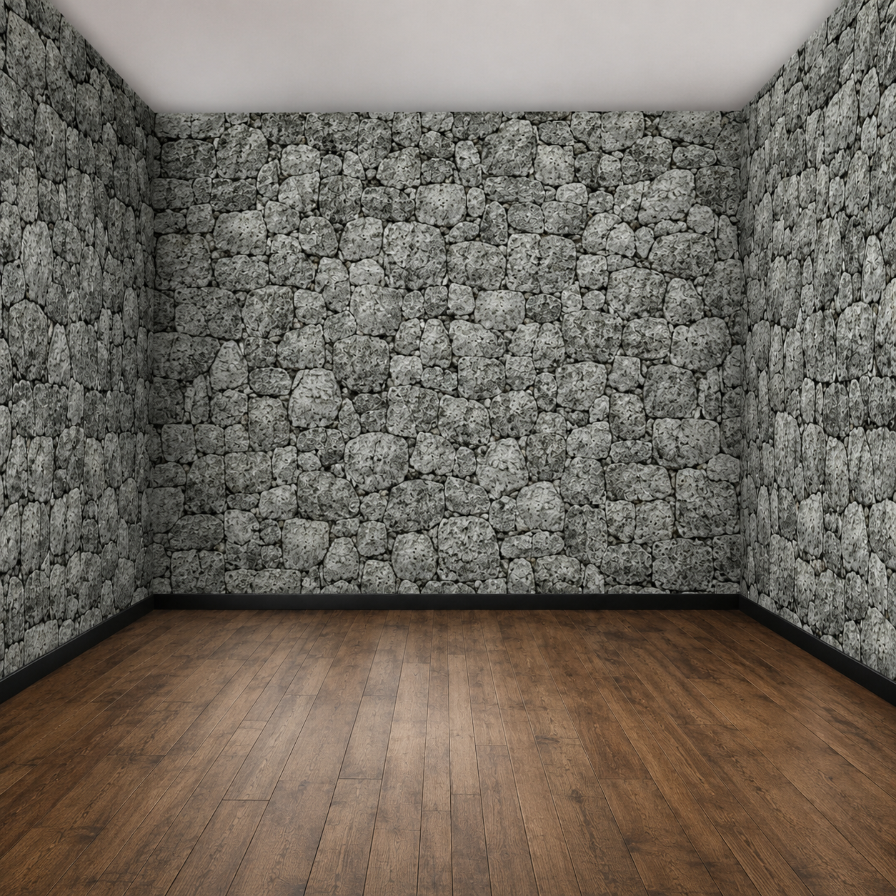 Dungeon Stone Wall Backdrop Decoration, 47in x 100ft